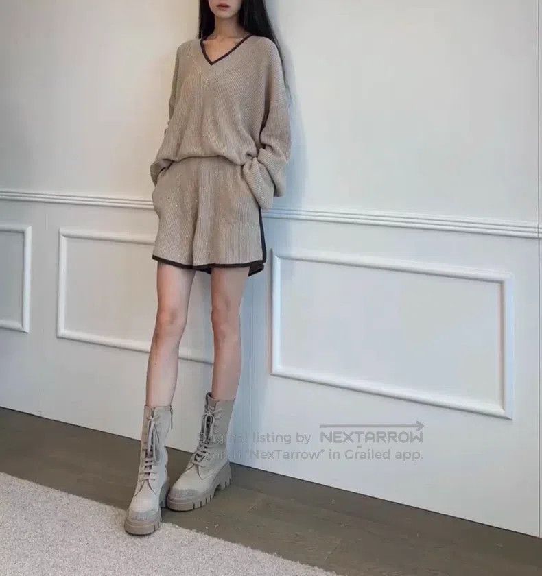 Brunello Cucinelli Brunello Cucinelli size L Sequined Shorts Size 25" / US 0 / IT 36 - 2 Thumbnail