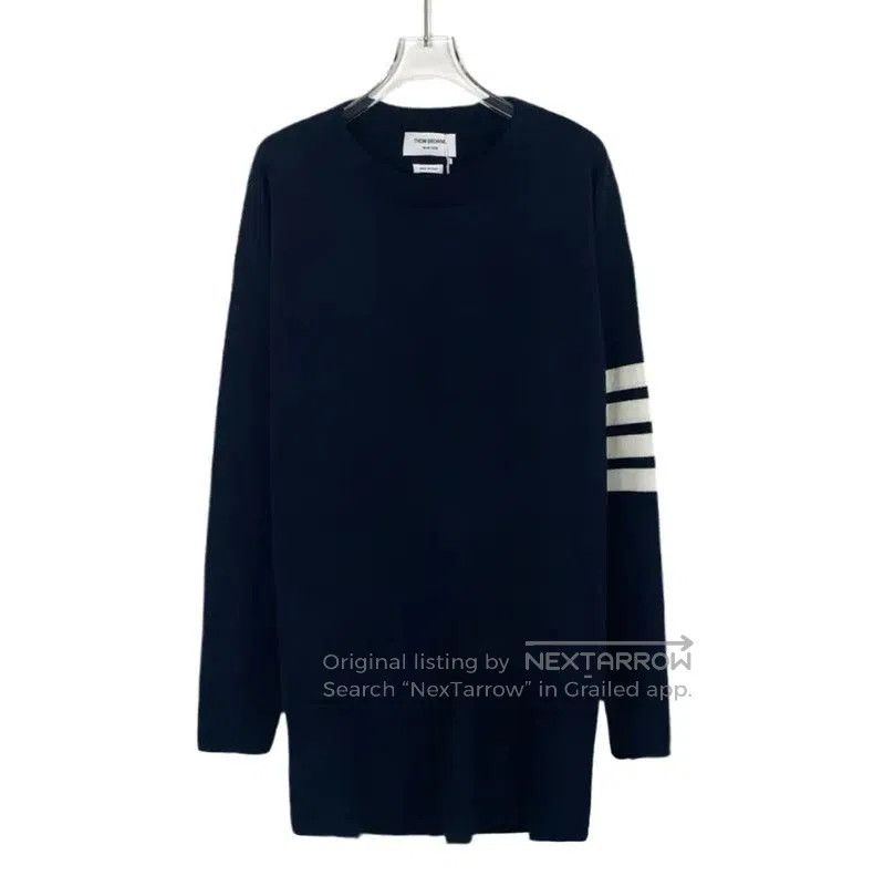 Thom Browne Women's Navy Wool Sweater .