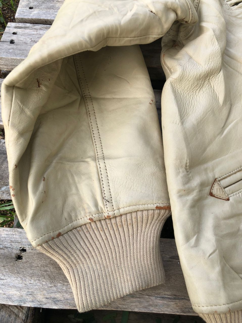 Avirex × Vintage Vintage Avirex Spirit Of American Varsity Leather Jacket Size US XL / EU 56 / 4 - 16 Thumbnail