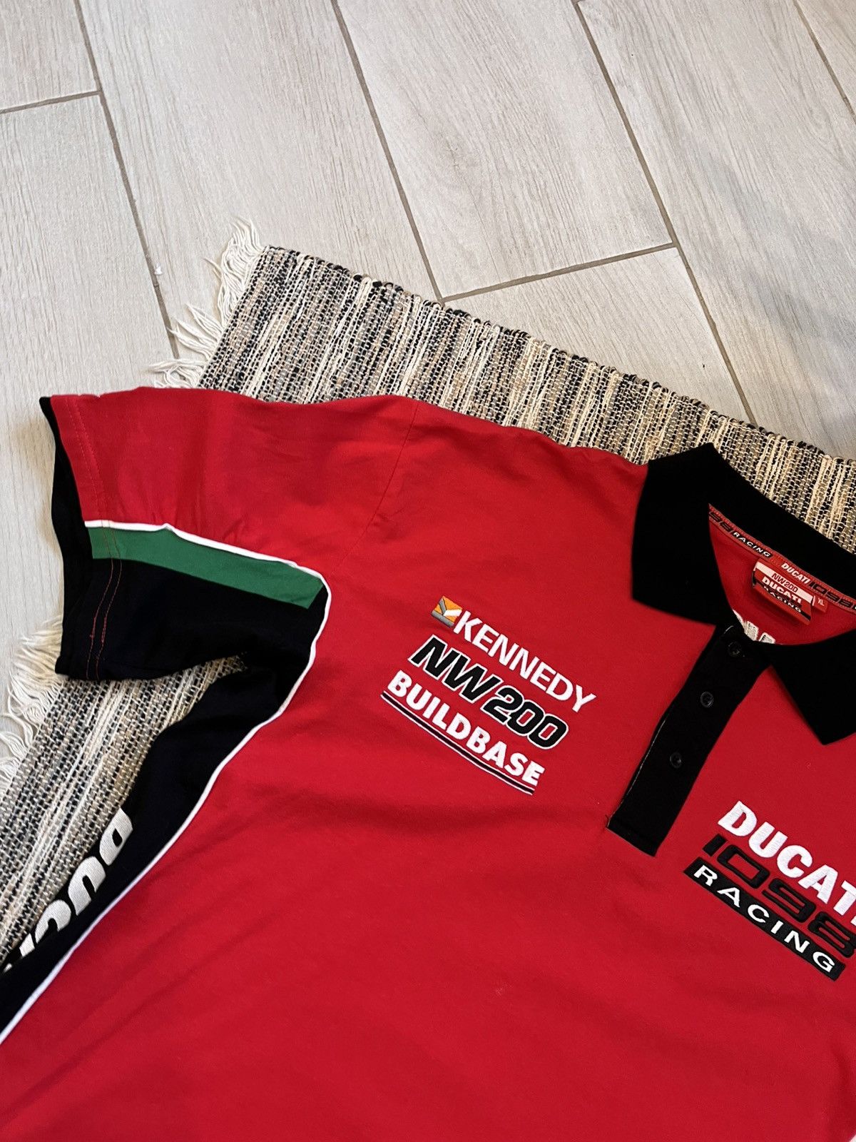 Ducati × Vintage Vintage Ducati Racing Polo Tshirt 1098 Glinth Enterprises Size US XL / EU 56 / 4 - 5 Thumbnail