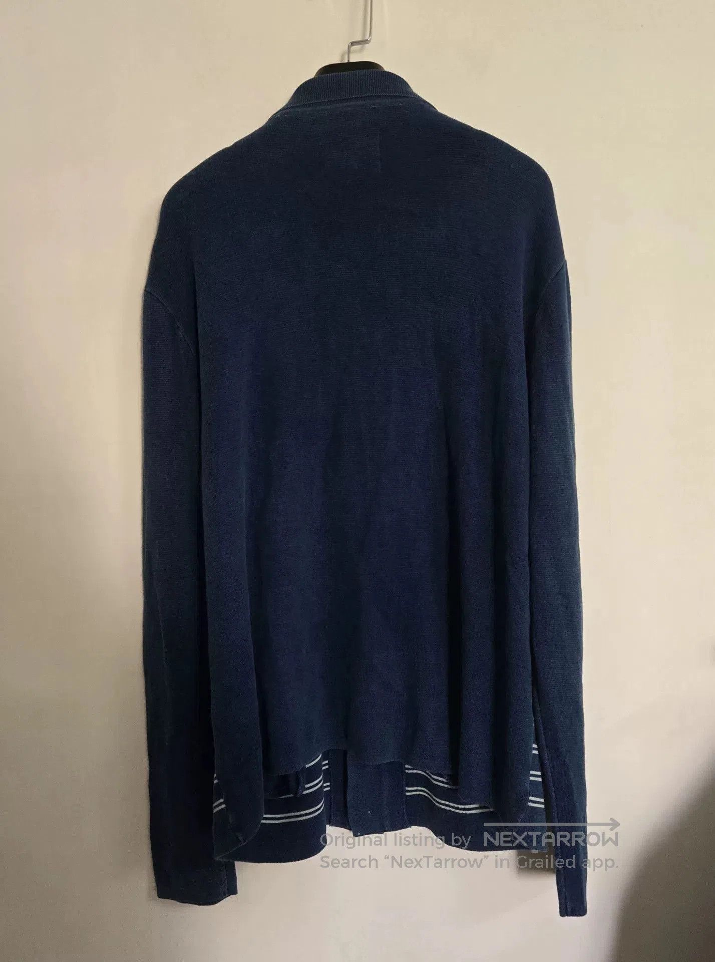 Porter Classic Porter Classic Indigo Knit Stripe Cardigan. Size US L / EU 52-54 / 3 - 2 Thumbnail