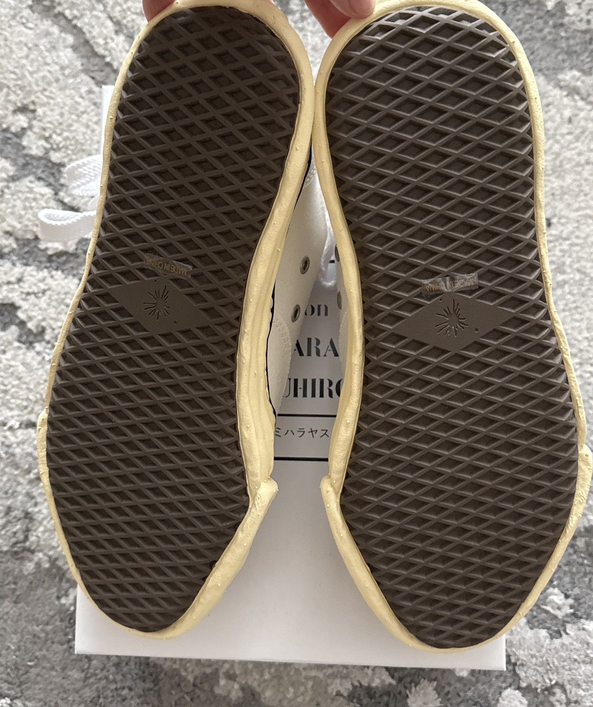 Japanese Brand MAISON Mihara Yasuhiro Peterson Vintage Low White Size US 12 / EU 45 - 10 Thumbnail