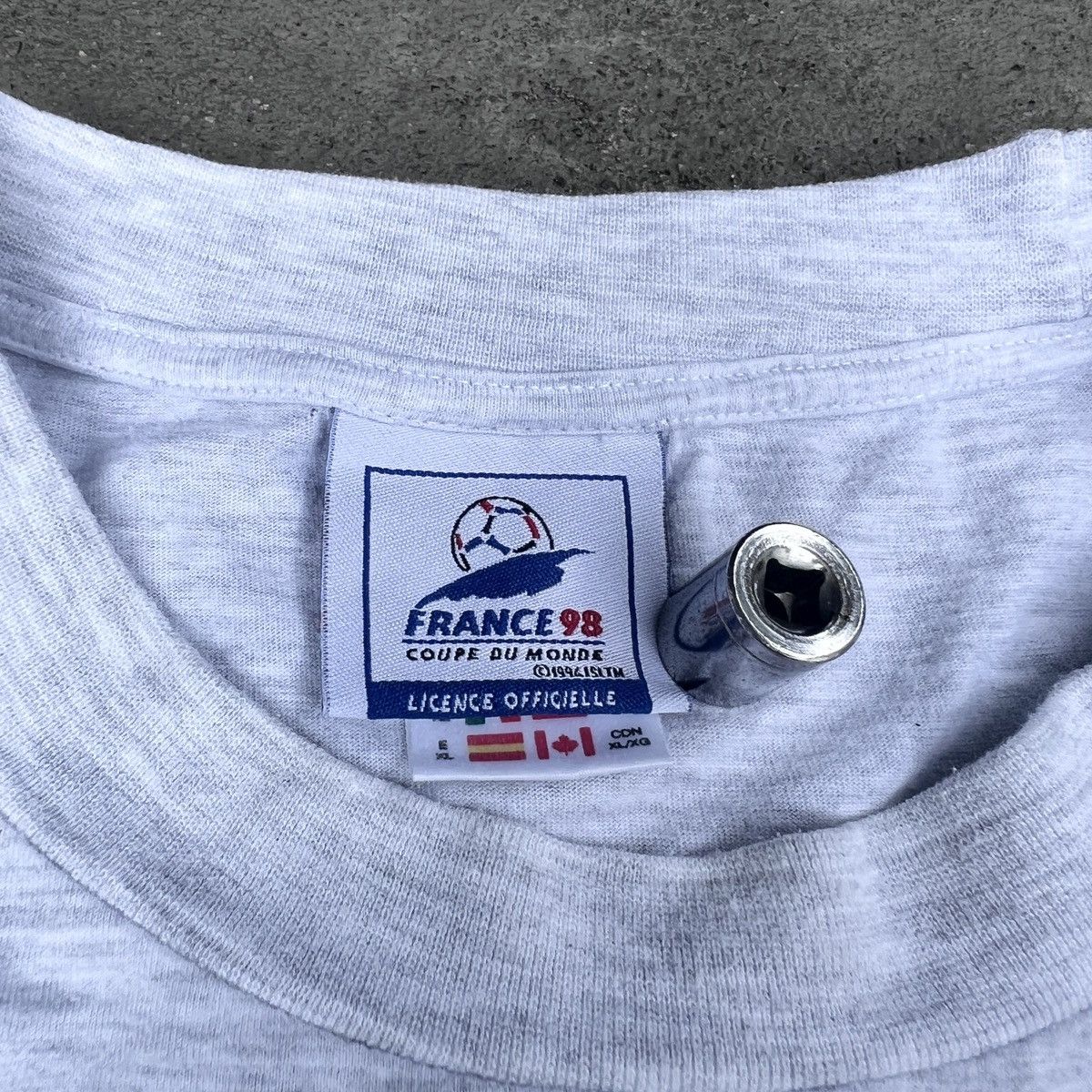 Adidas Vintage 90s Scotland football world cup FRANCE 1998 Tee XL Size US XL / EU 56 / 4 - 5 Thumbnail