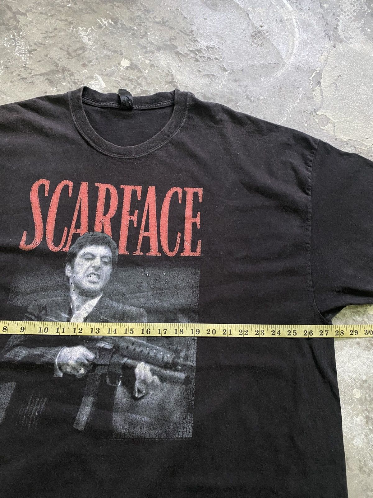 Vintage Tony Montana Scarface Vintage Movie Plain Faded Tee Size US XXL / EU 58 / 5 - 9 Thumbnail