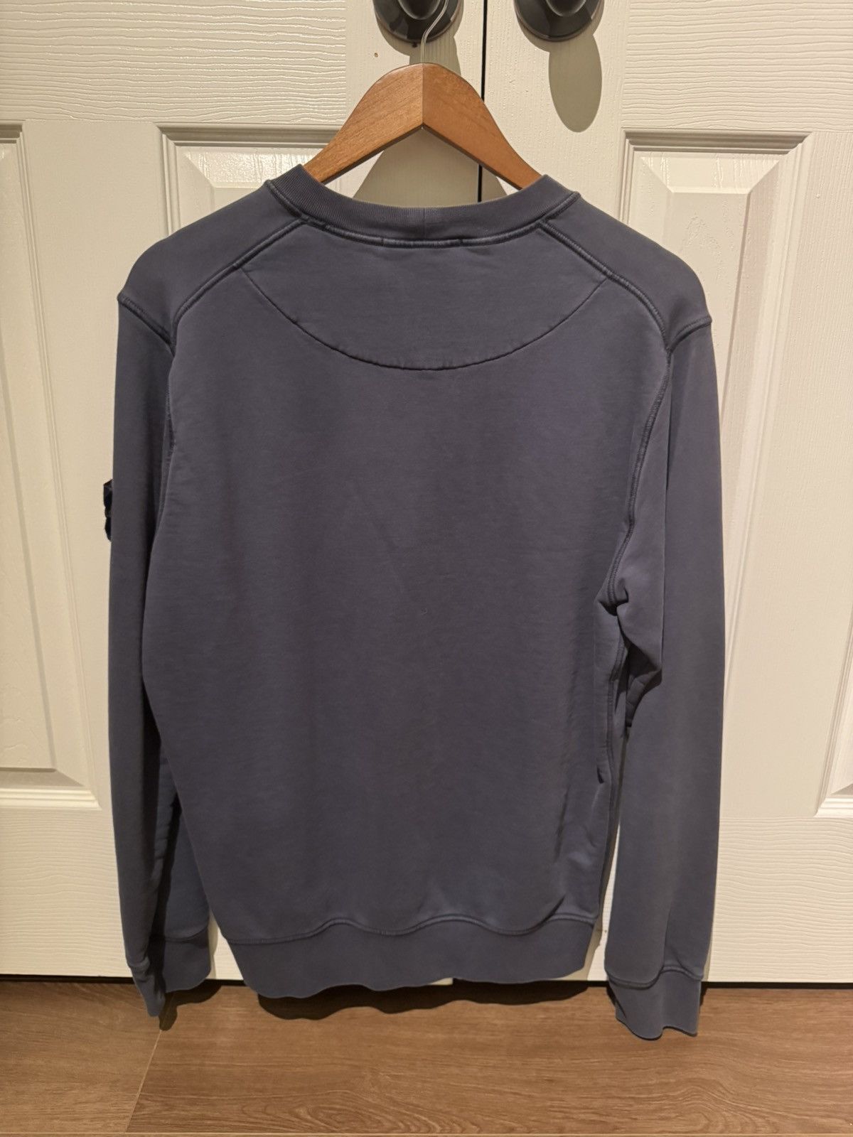 Stone Island Stone Island Compass-Patch Sweatshirt M Dark blue Crewneck Size US M / EU 48-50 / 2 - 4 Thumbnail