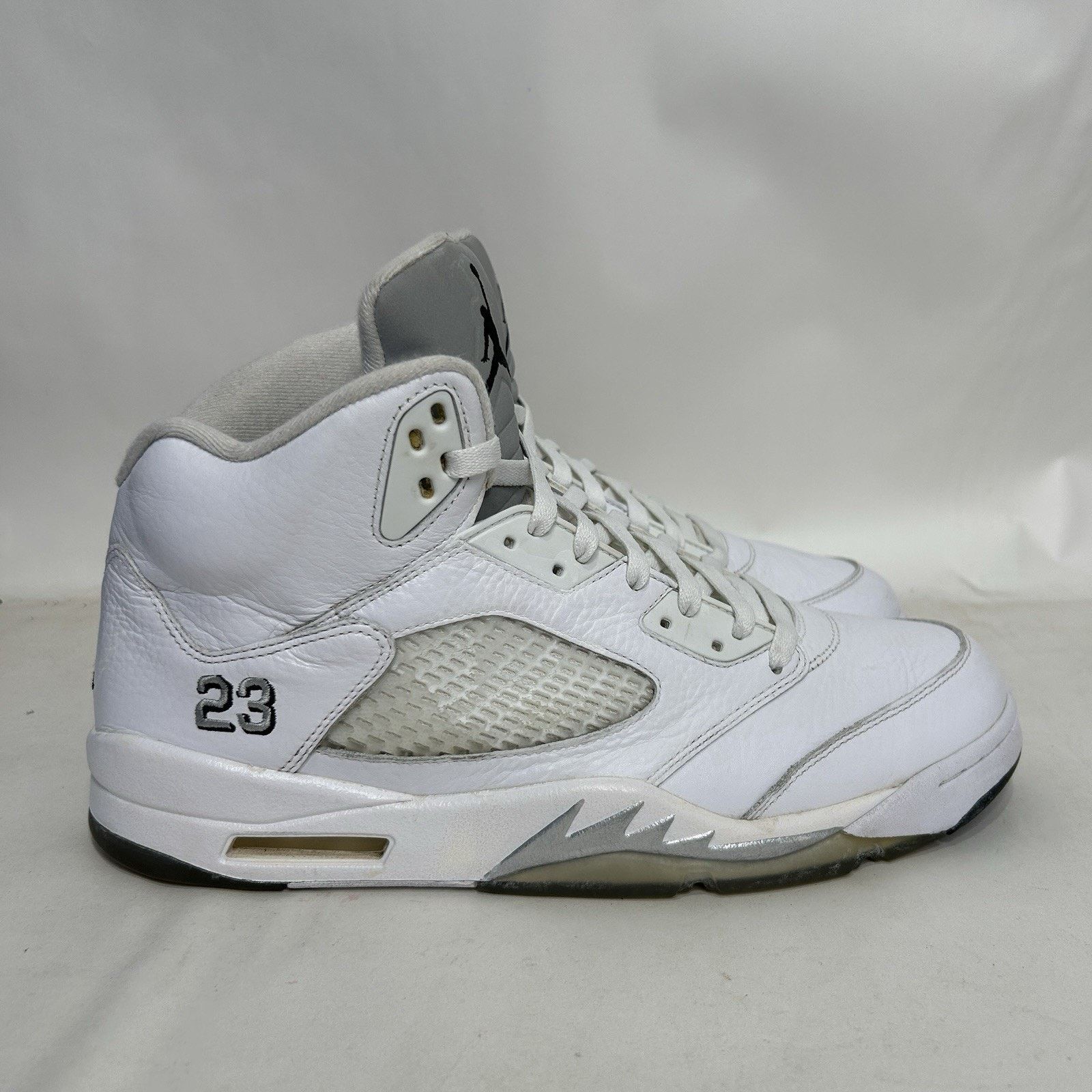Nike Nike Air Jordan 5 Retro “White Metallic” Size US 13 / EU 46 - 4 Thumbnail