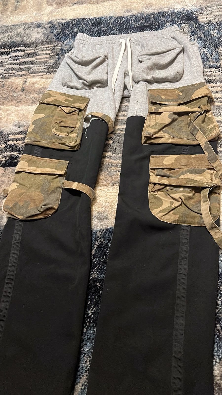 Number (N)ine × Takahiromiyashita The Soloist. × Vintage Number Nine AW05 Runway Sample 4 Pocket OG Camo Hybrid Pants Size US 32 / EU 48 - 3 Thumbnail