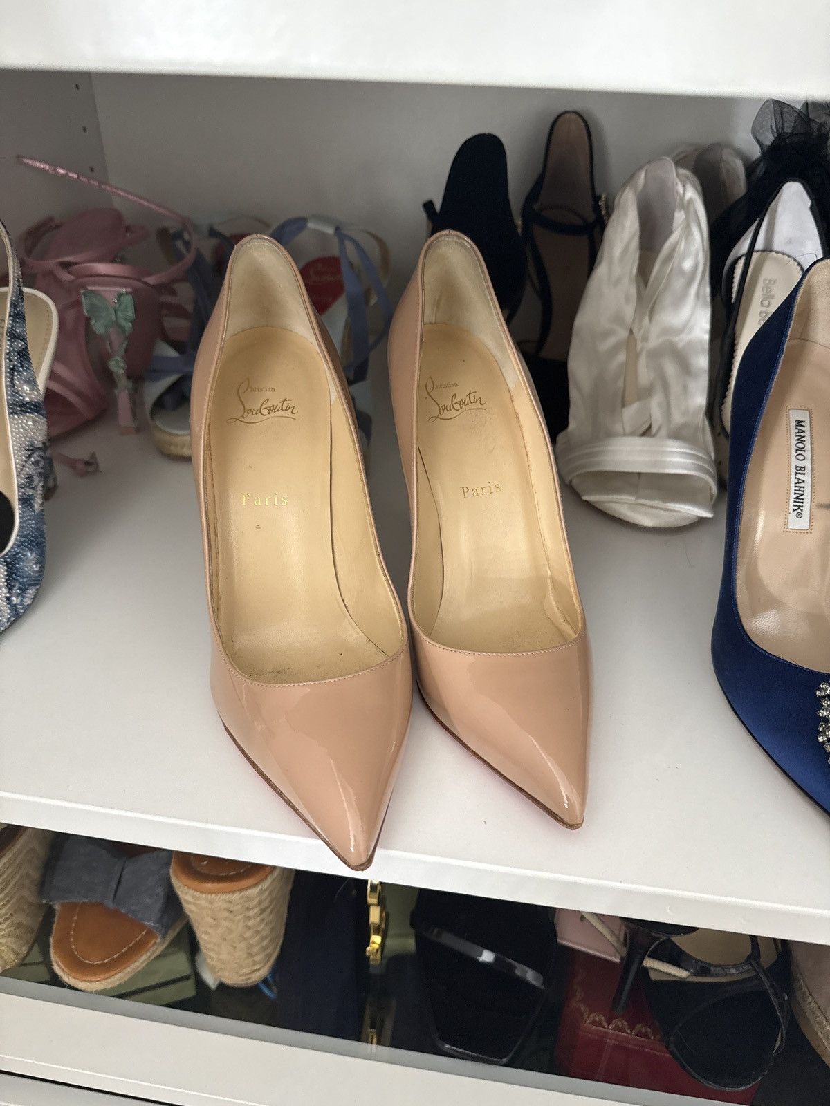 Christian Louboutin Christian Louboutin Pigalle High Heels Pumps Biege Size US 10 / IT 40 - 6 Thumbnail