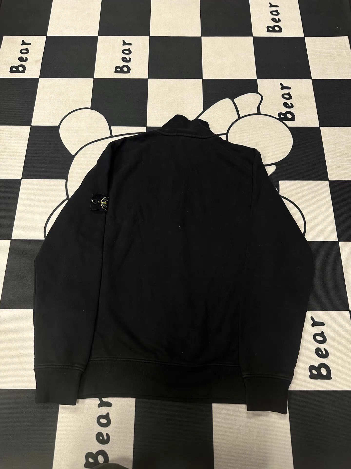 Stone Island Stone Island Half-Button Black Crew Neck Sweatshirt K5 Size US L / EU 52-54 / 3 - 2 Thumbnail