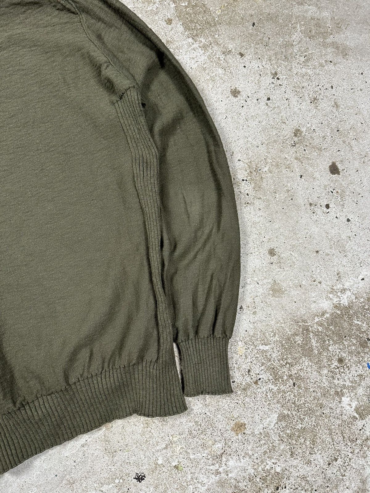 Massimo Osti × Stone Island Stone Island Nylon Hooded Knit Sweater Khaki Size US S / EU 44-46 / 1 - 13 Thumbnail