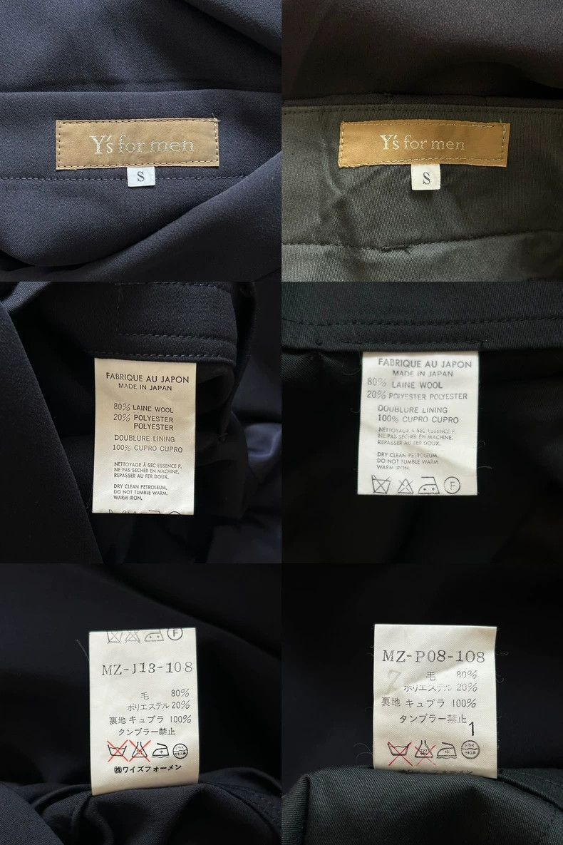 Yohji Yamamoto Yohji Yamamoto Yohji Yamamoto 90s Wool Suit Set Size US 32 / EU 48 - 8 Thumbnail