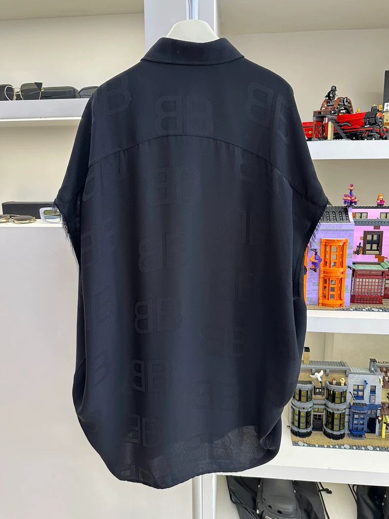 Balenciaga Balenciaga dark grain, double B lock and full print jacket Size US XXS / EU 40 - 5 Thumbnail