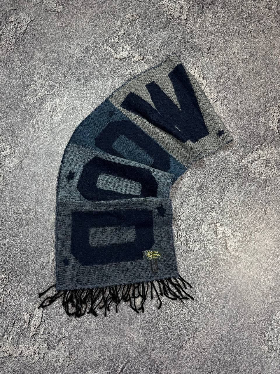 Vivienne Westwood Rare Vivienne Westwood Big Logo Wool Scarf Size ONE SIZE - 3 Thumbnail