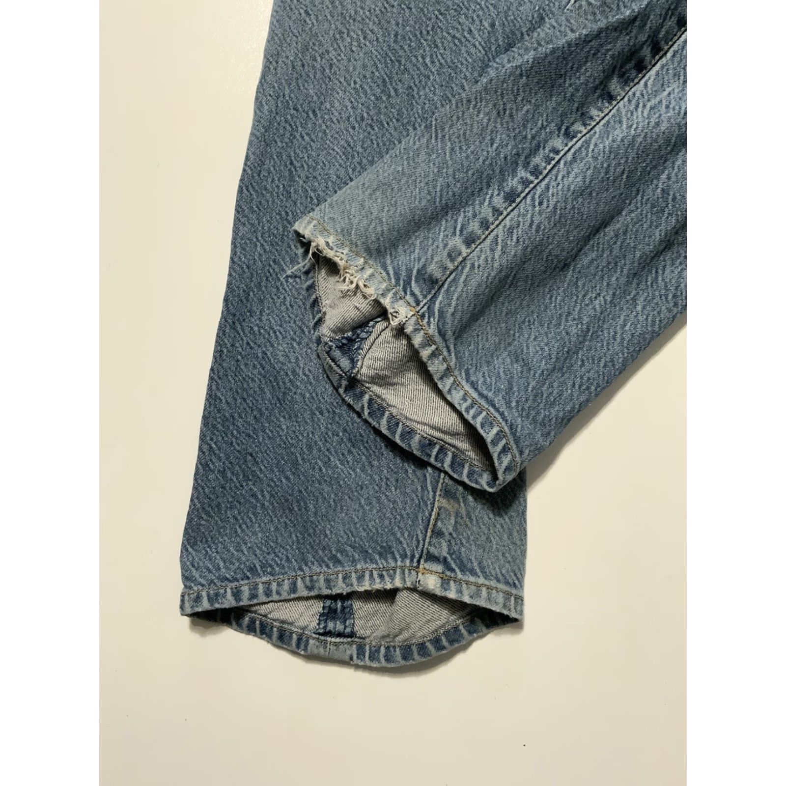 Vintage VINTAGE APCO Utility Carpenter Jeans Grunge Denim 34 Men's Blue 30 Inseam 8.5 Leg Opening 41.5 Inseam 30 1990s 2000s Mens Size US 34 / EU 50 - 8 Thumbnail
