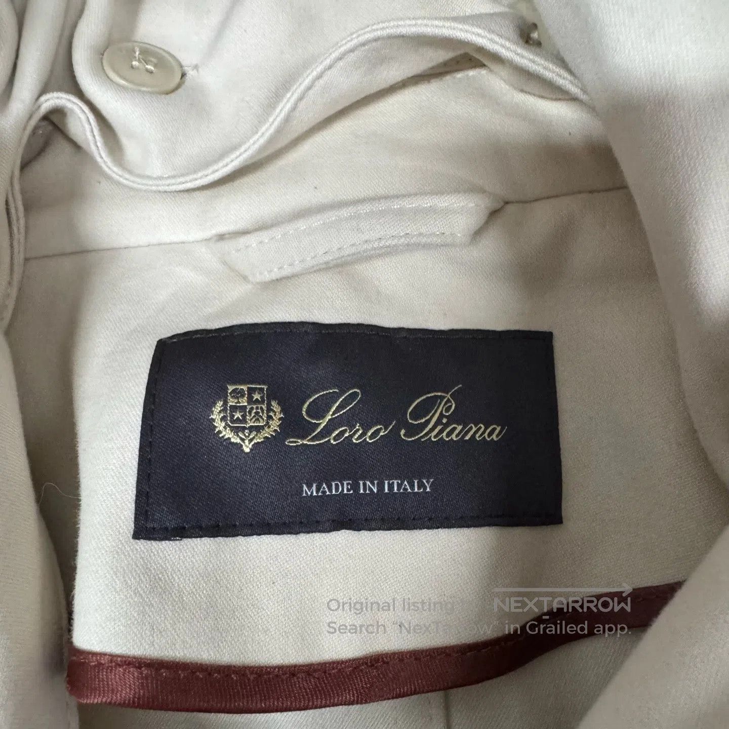 Loro Piana LORO PIANA Ruffled, medium-length trench coat| Size US XS / EU 42 / 0 - 5 Thumbnail
