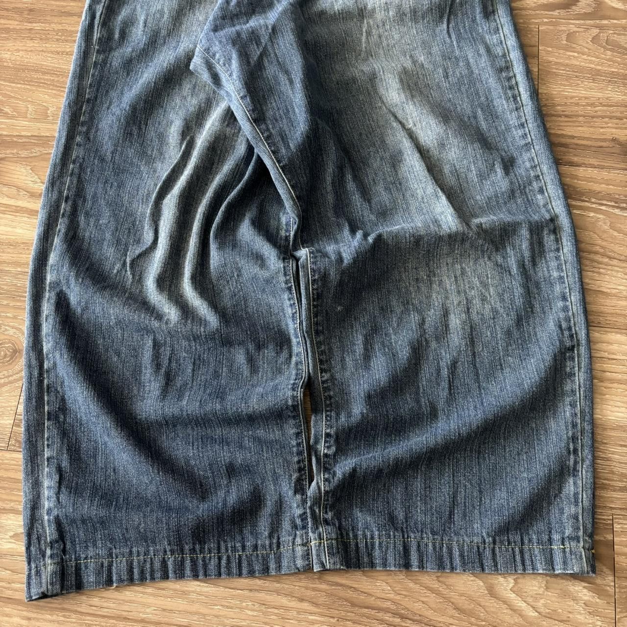Calvin Klein Crazy Vintage Y2K/2000s Baggy Calvin Klein Medium Wash Skater Denim Jeans! 40x26 Size US 40 / EU 56 - 6 Thumbnail
