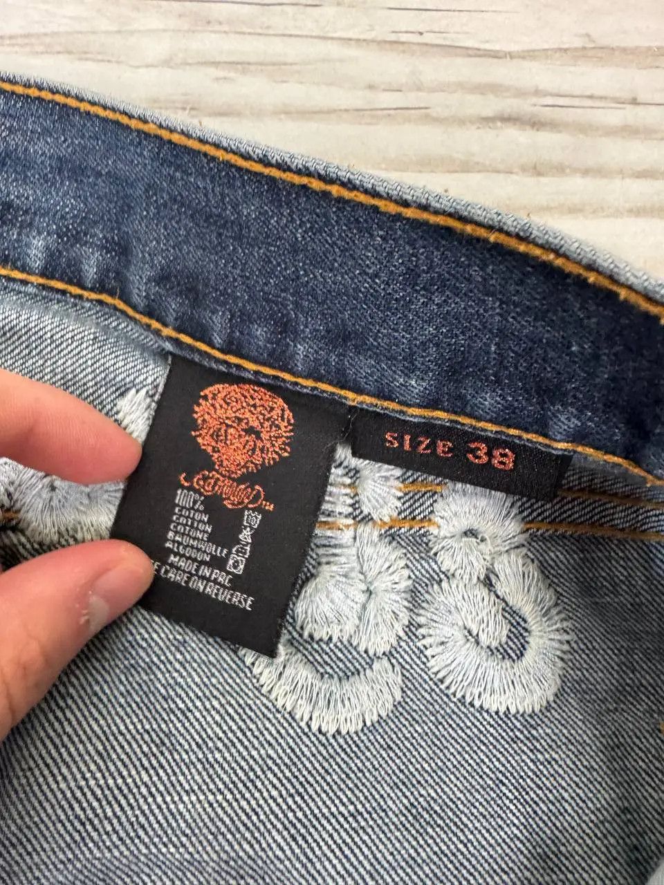 Ed Hardy Vintage Ed Hardy By Christian Audigier Denim Jeans Y2K Tatto Size US 38 / EU 54 - 13 Thumbnail