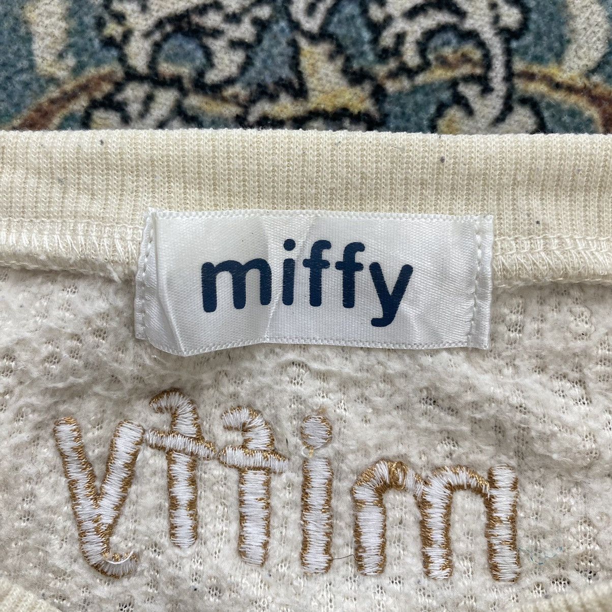 Other MIFFY Embroidered Character Deep Pile Sherpa Fleece Cream Size US M / EU 48-50 / 2 - 3 Thumbnail