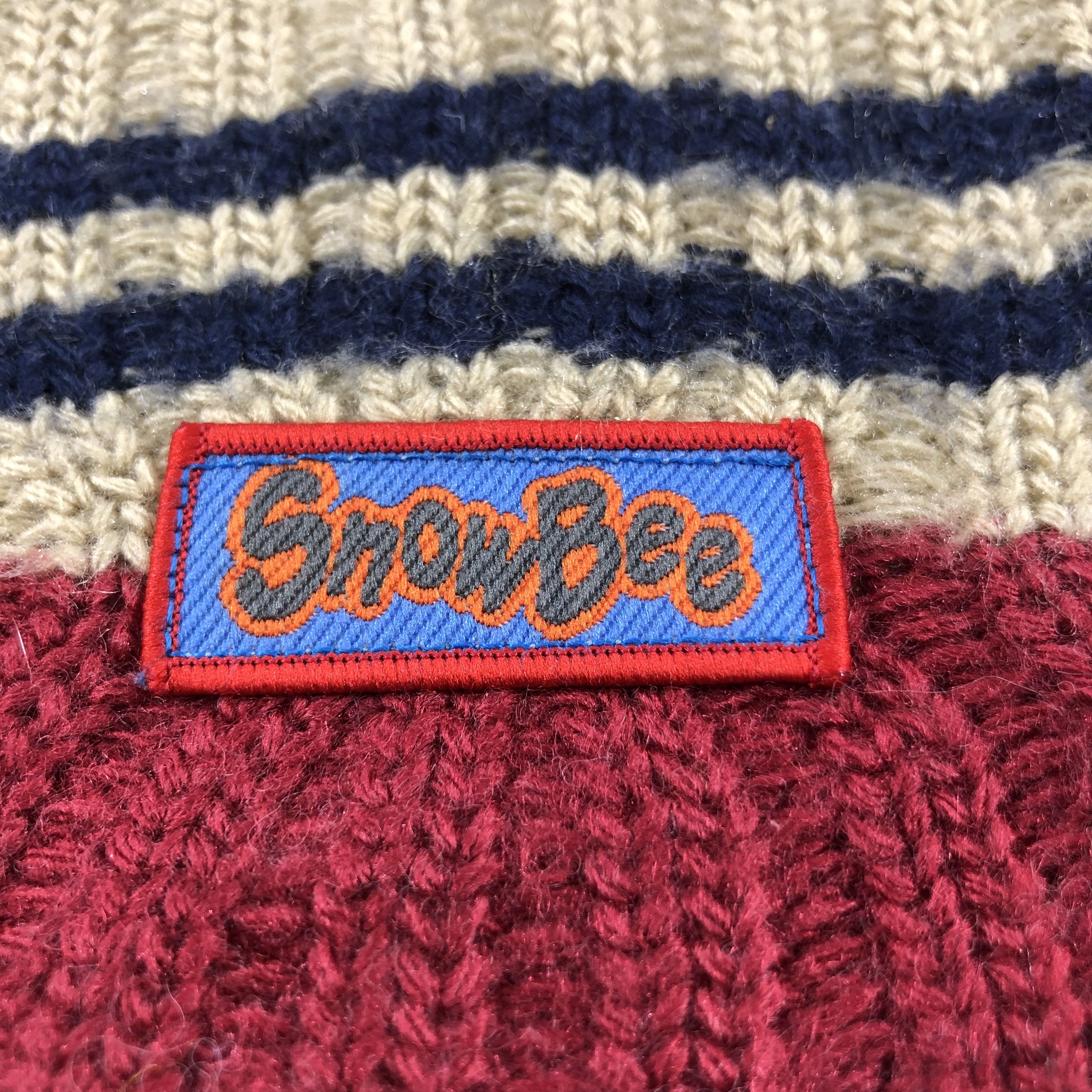 Vintage Snow Bee Snowcap Beanie Snow Hat B198 Size ONE SIZE - 4 Thumbnail