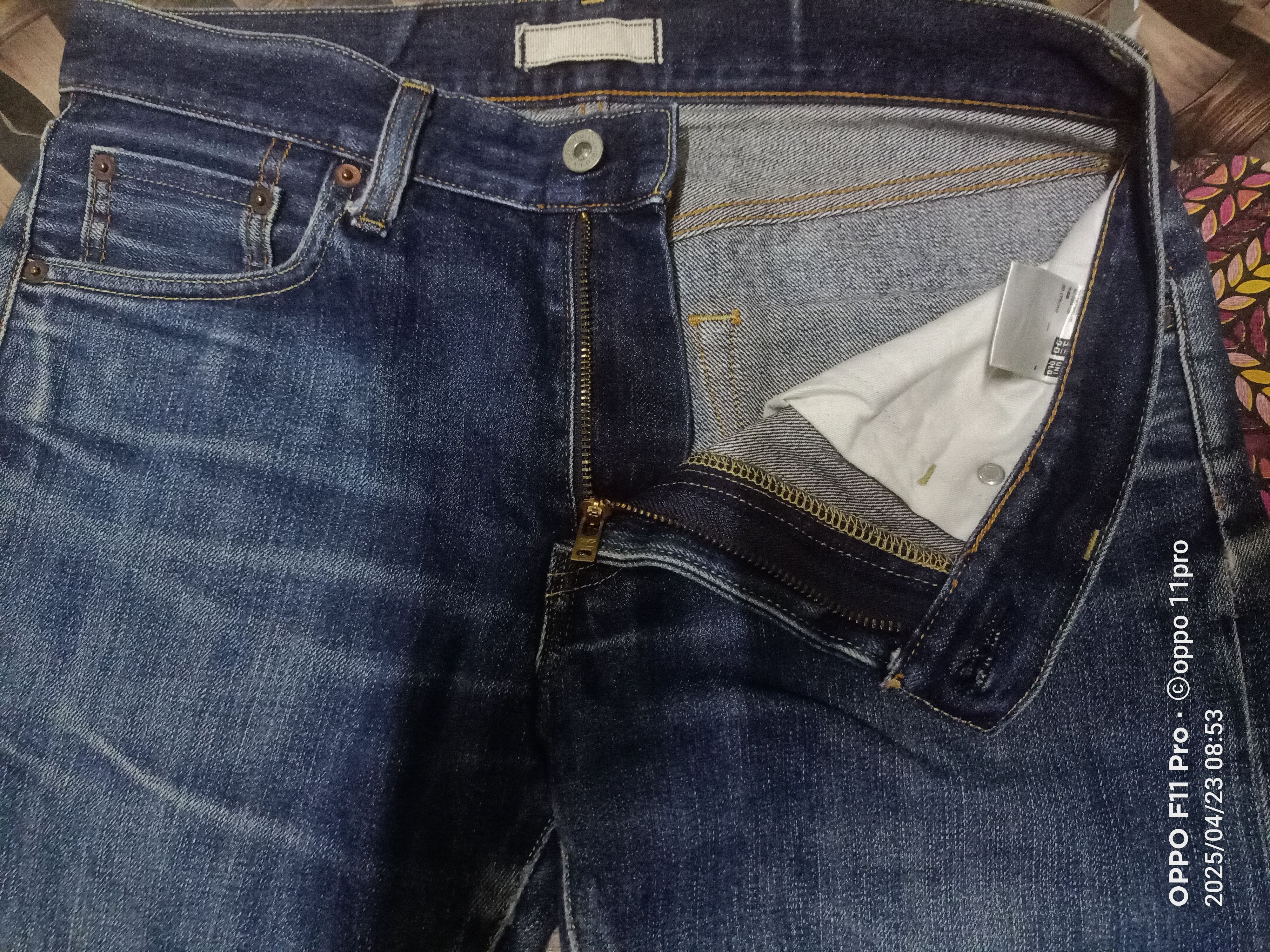 Japanese Brand × Uniqlo Uniqlo Vintage Distressdenim denim Selvedge Size US 31 - 6 Thumbnail