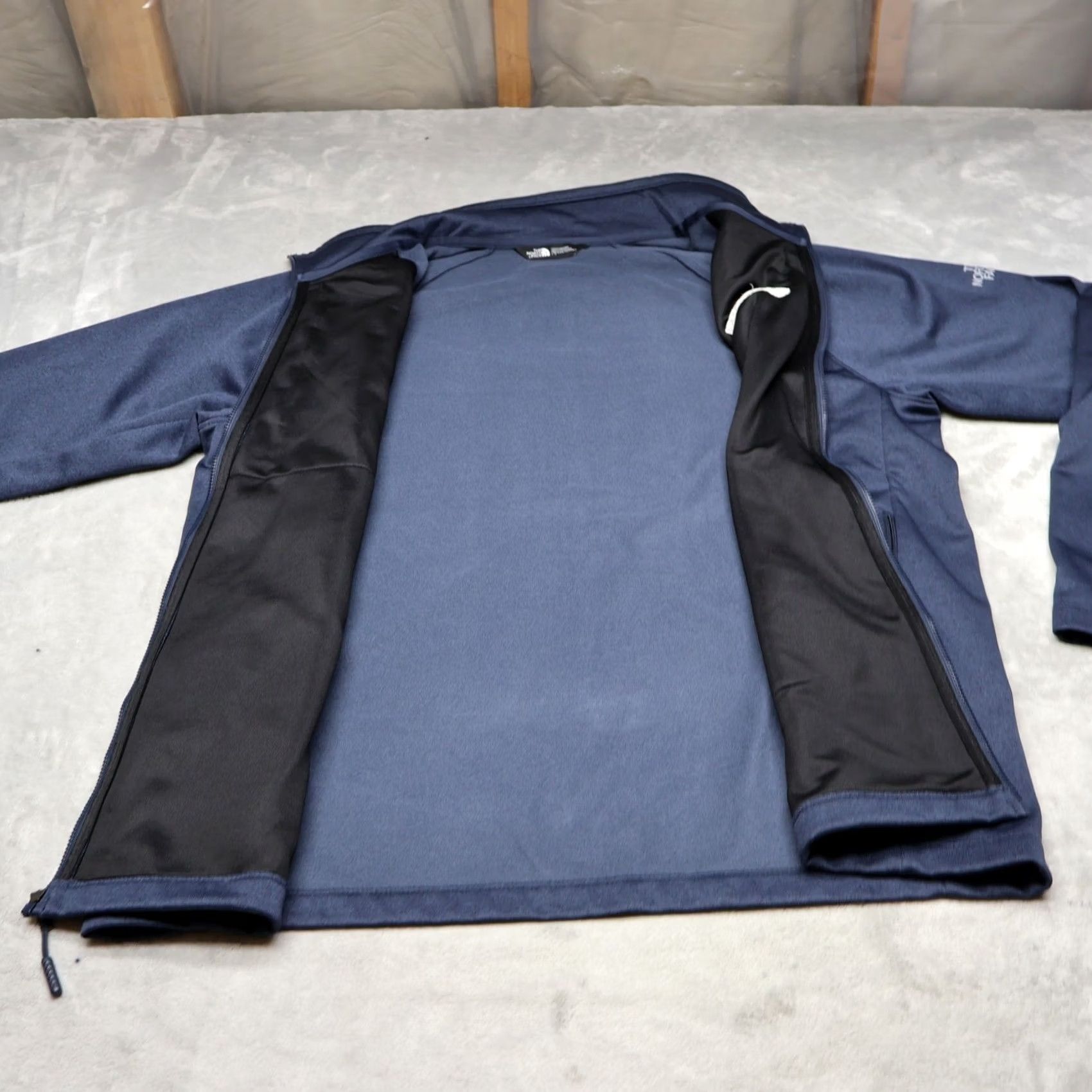 The North Face The North Face Jacket Mens L Blue Canyon Flats Fleece Full Zip Outdoor Hiking LOGO Size US L / EU 52-54 / 3 - 6 Thumbnail