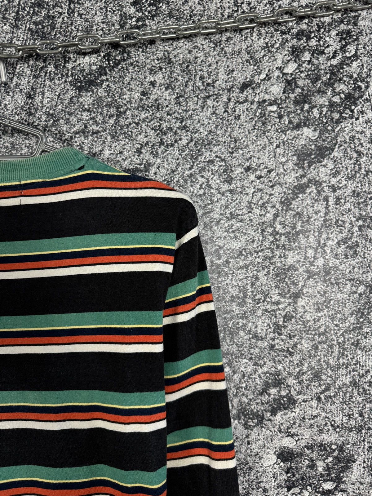 Guess Vintage Guess Striped Light Sweatshirt Premium Cotton Size US S / EU 44-46 / 1 - 10 Thumbnail