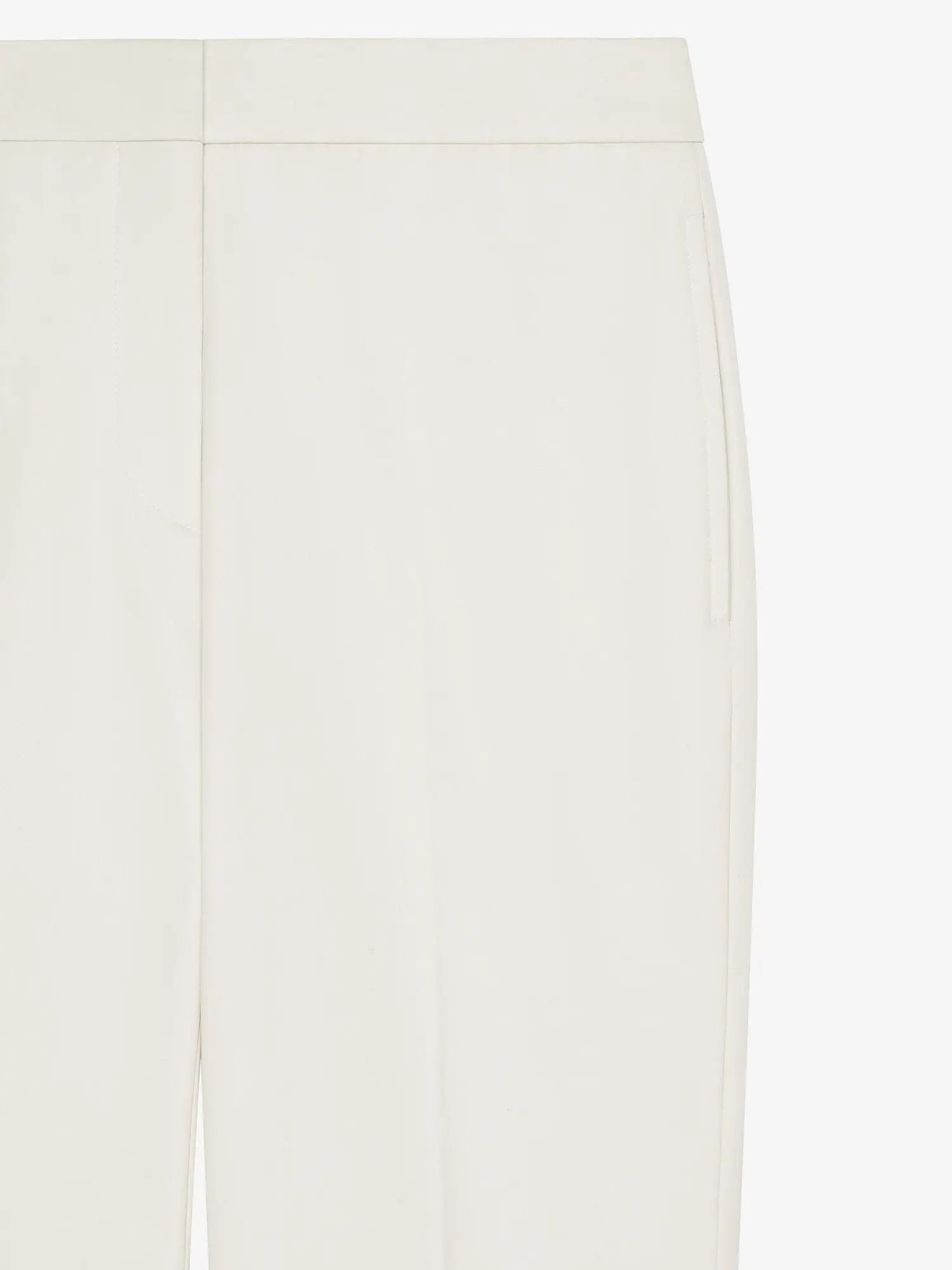 Givenchy o1w1db10825 Cropped Tailored Pants in White Size 30" / US 8 / IT 44 - 5 Thumbnail