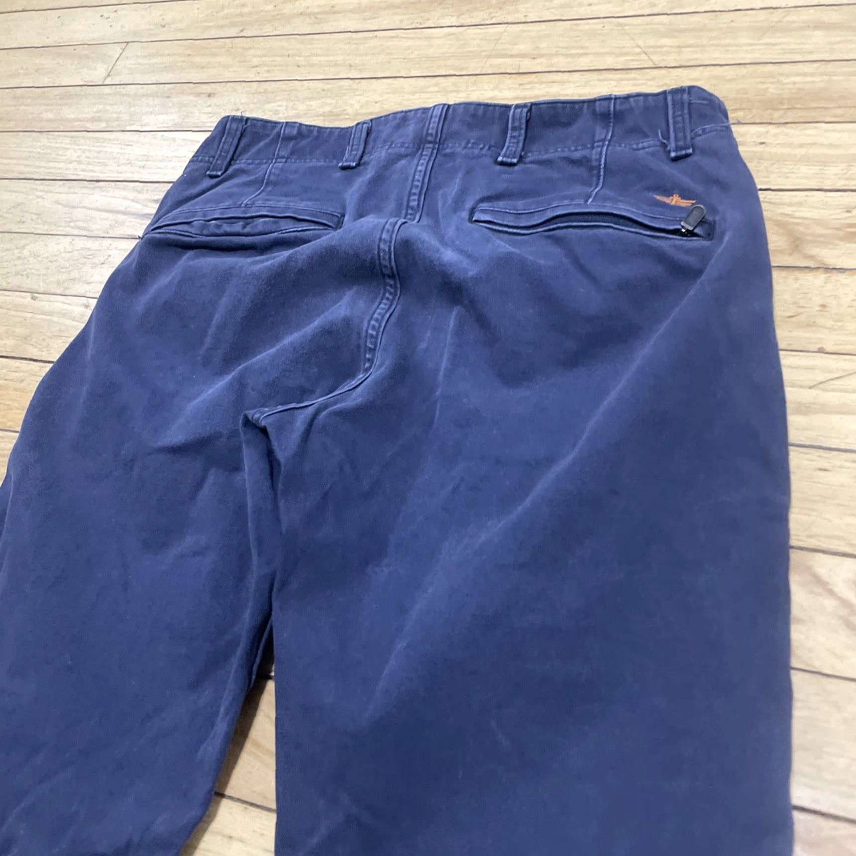 Dockers DOCKERS D1 Slim Tapered Pants Men 30x30 Blue Workwear Performance Twill Chino Slim 30x29 Navy Blue Mens Size US 30 / EU 46 - 3 Thumbnail