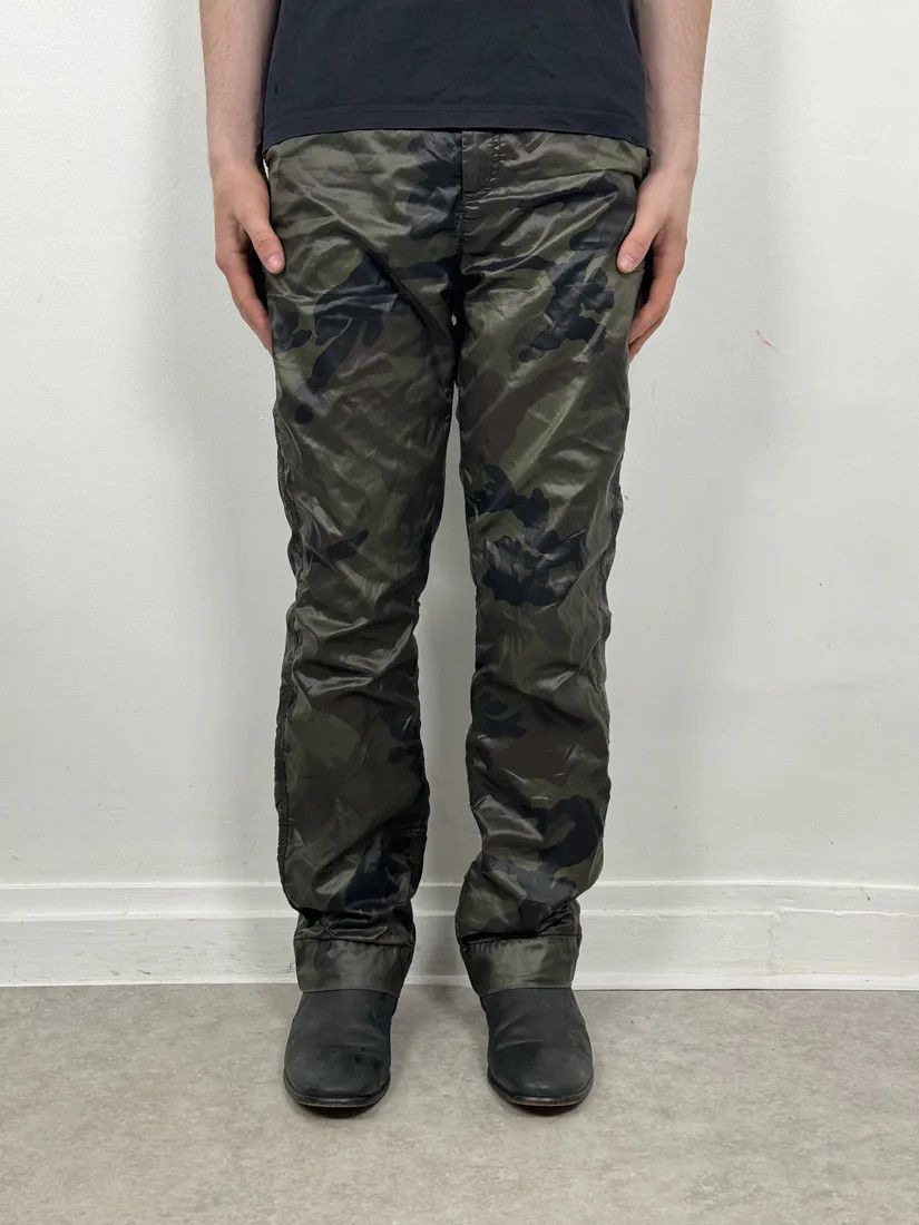 Raf Simons Raf Simons Military Green Camo Cargo Pants Size US 30 / EU 46 - 1 Thumbnail