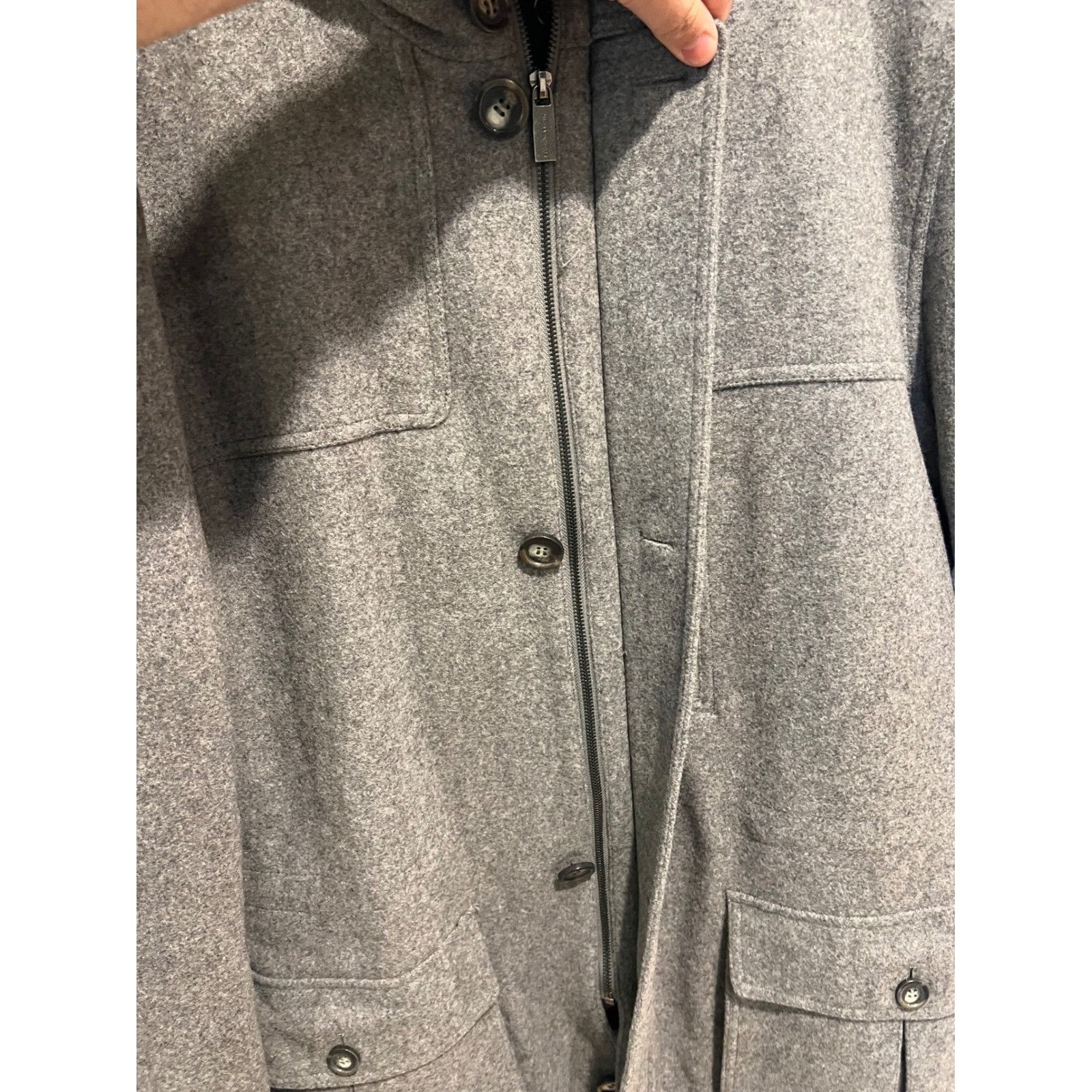 Michael Kors Michael Kors Men's Burleigh Bib Insert Wool Blend Coat Jacke Size US XL / EU 56 / 4 - 5 Thumbnail