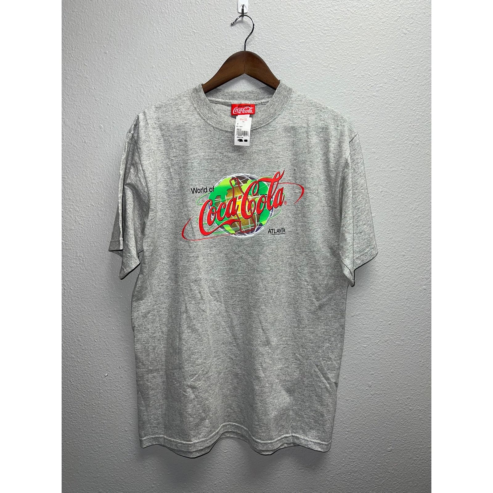 Coca Cola Vintage Coca-Cola Shirt World of Coke Atlanta Gray Tee VTG M Size US M / EU 48-50 / 2 - 1 Thumbnail