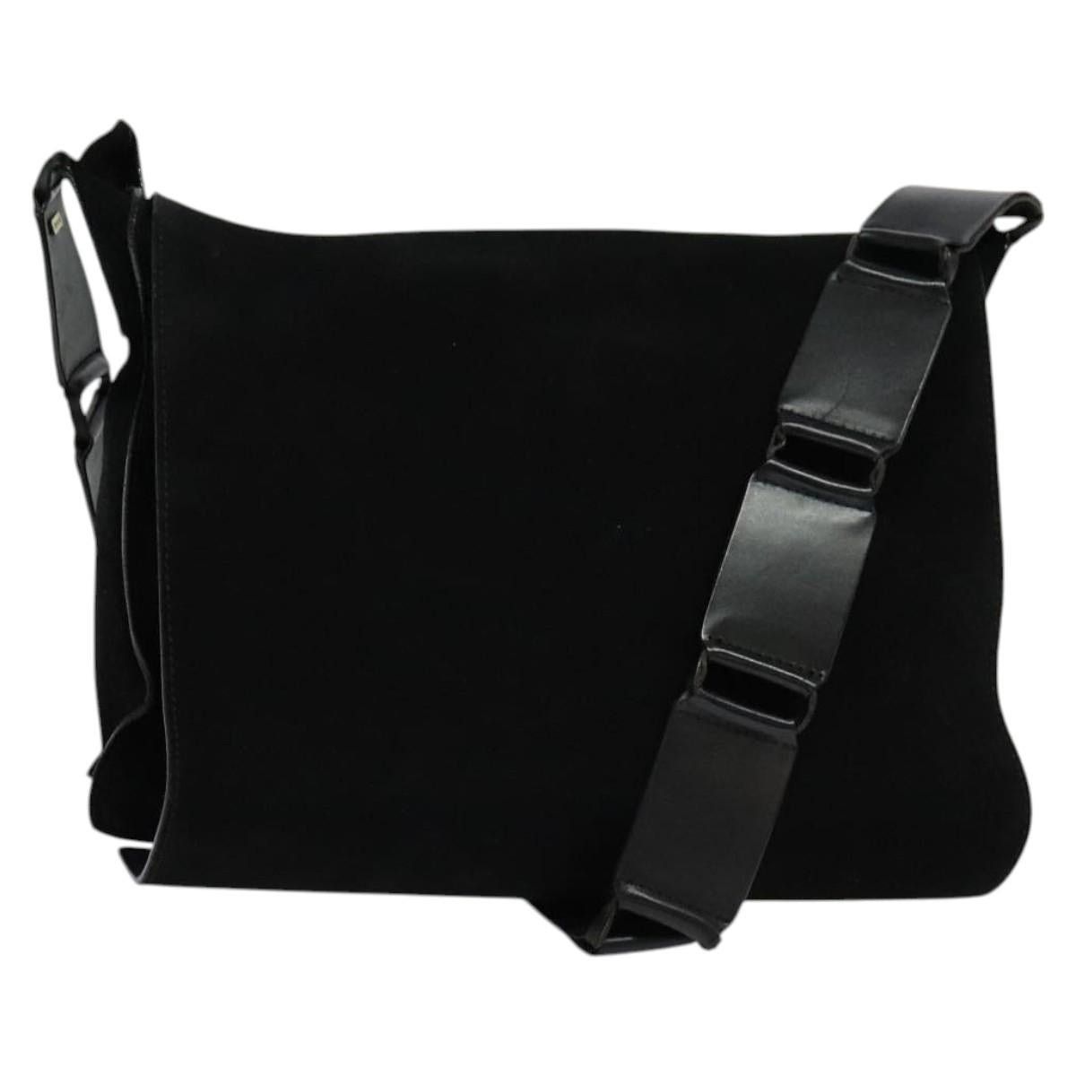 Gucci Shoulder Bag Suede Black 001 2040 001 2040, Women's