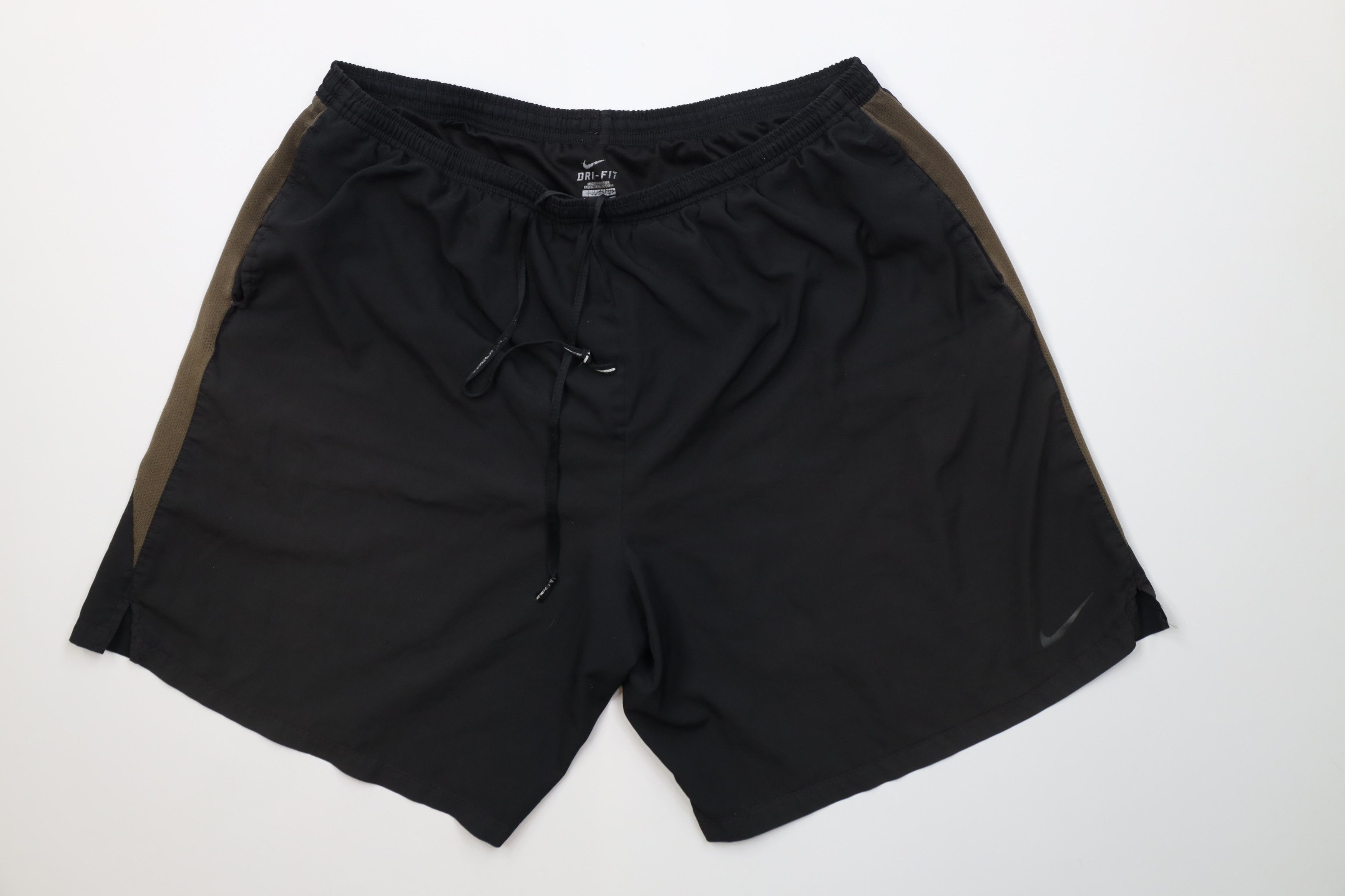 Nike Vintage Y2K Nike Travis Scott Mini Swoosh Lined Shorts Black Size US 38 / EU 54 - 1 Thumbnail