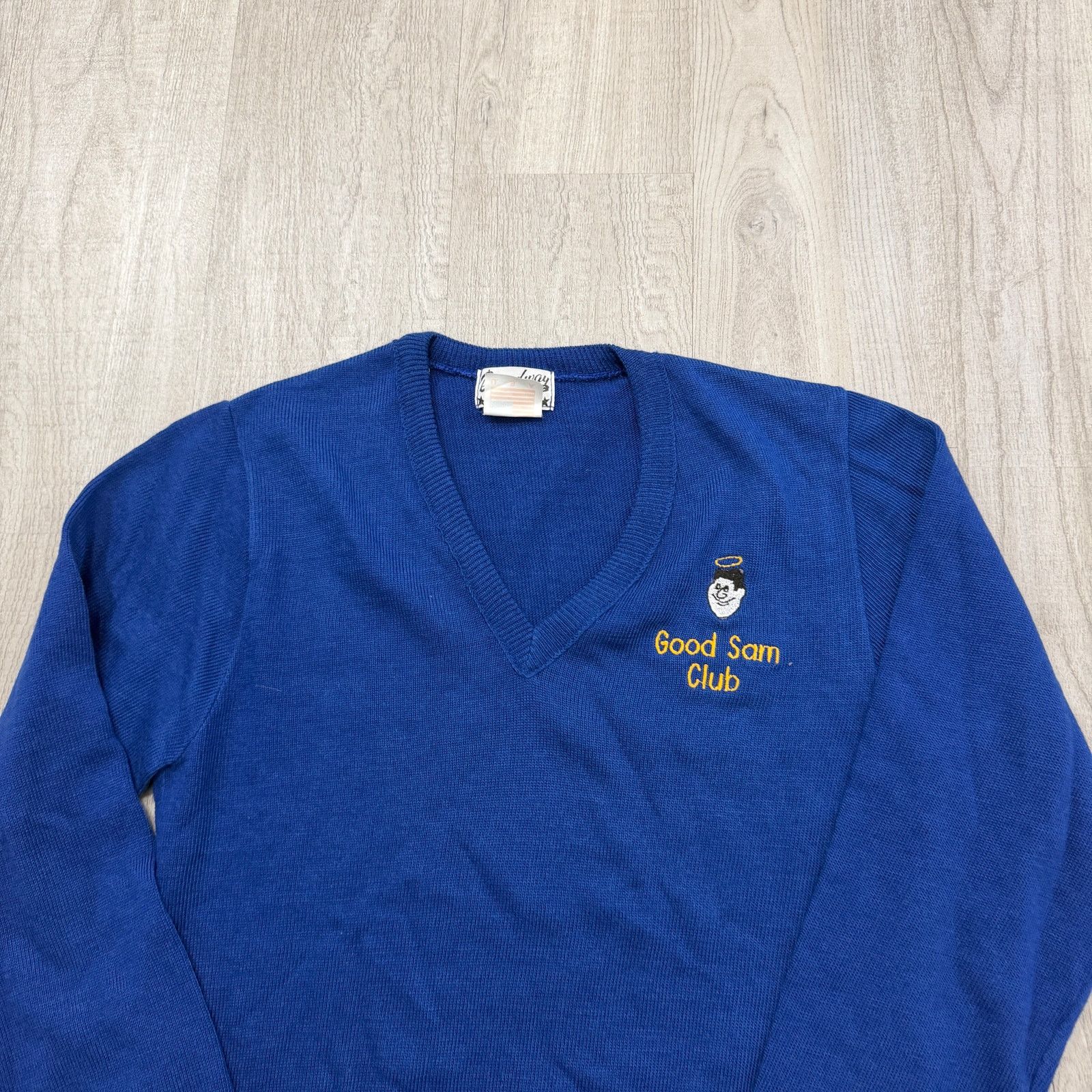 Vintage Vintage Broadway Knitting Mills Good Sam Club Sweater Medium Size US M / EU 48-50 / 2 - 2 Thumbnail