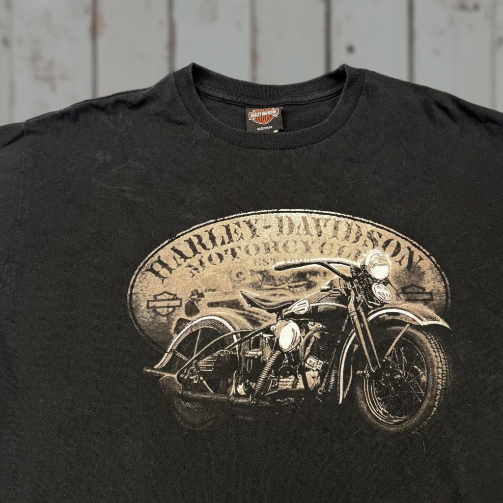 Harley Davidson VINTAGE Harley-Davidson Shirt Mens XL Black Hawkeye Coralville Iowa USA 2000s Size US XL / EU 56 / 4 - 1 Thumbnail