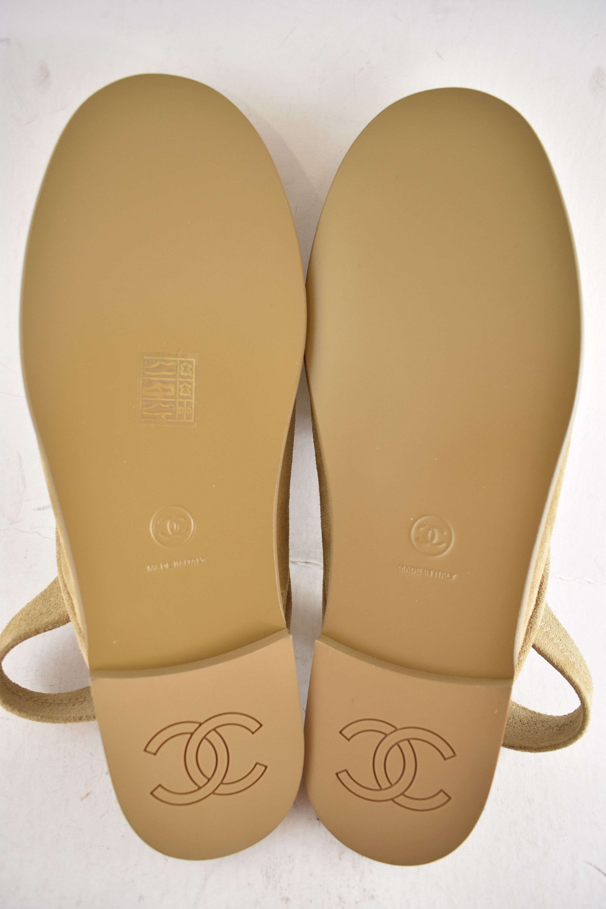 Chanel Chanel Suede CC Shearling Moccasin Slingback Loafer Flat 41 Size US 11 / IT 41 - 18 Thumbnail