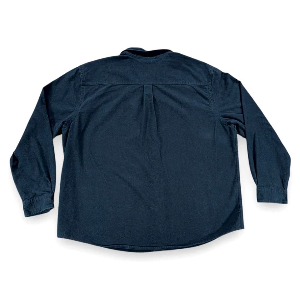 Vintage Woolrich Shirt Adult 2XL Blue Cotton Flannel Chamois Outdoor Heritage Work Button-Up Long Sleeve Size US XXL / EU 58 / 5 - 3 Thumbnail