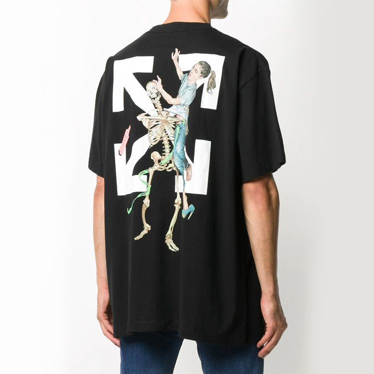 Off-White Black Pascal Skeleton Arrows Oversized T-Shirt Size US XXL / EU 58 / 5 - 2 Thumbnail