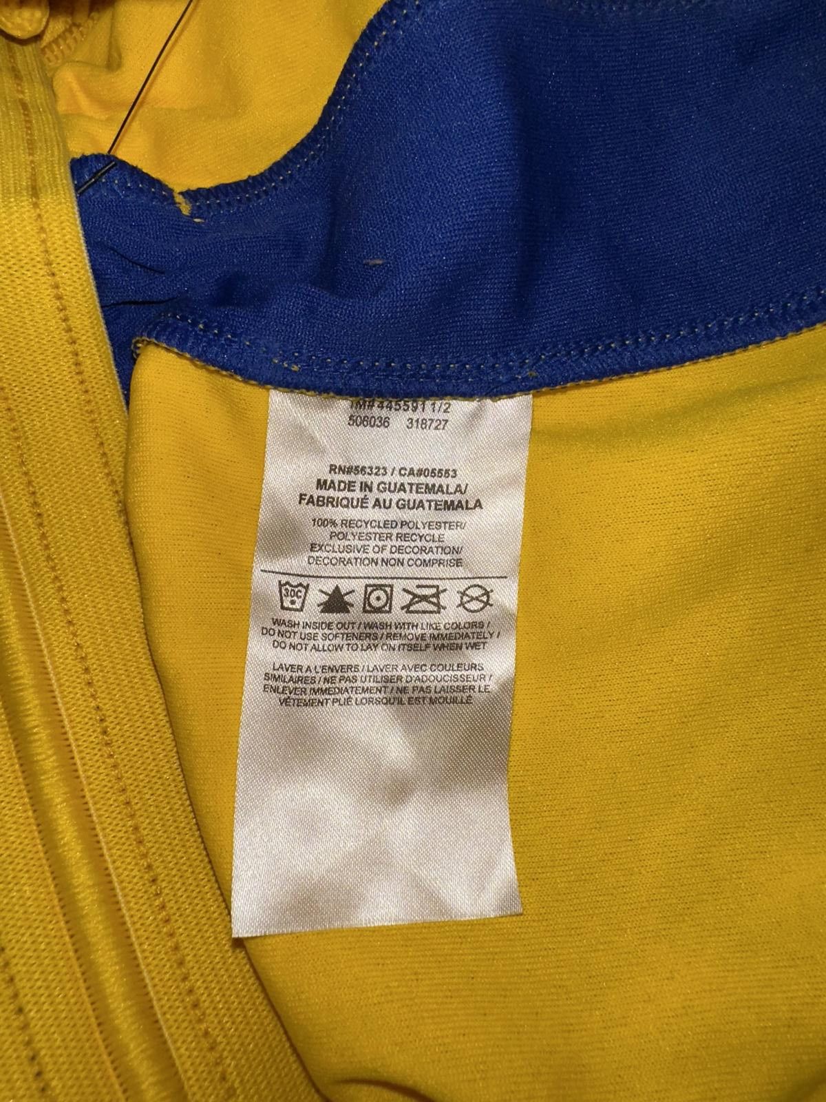 Nike Nike Men's Golden State Warriors Gold Hardwood Classics Swingman Shorts Sample Size US 34 / EU 50 - 12 Thumbnail