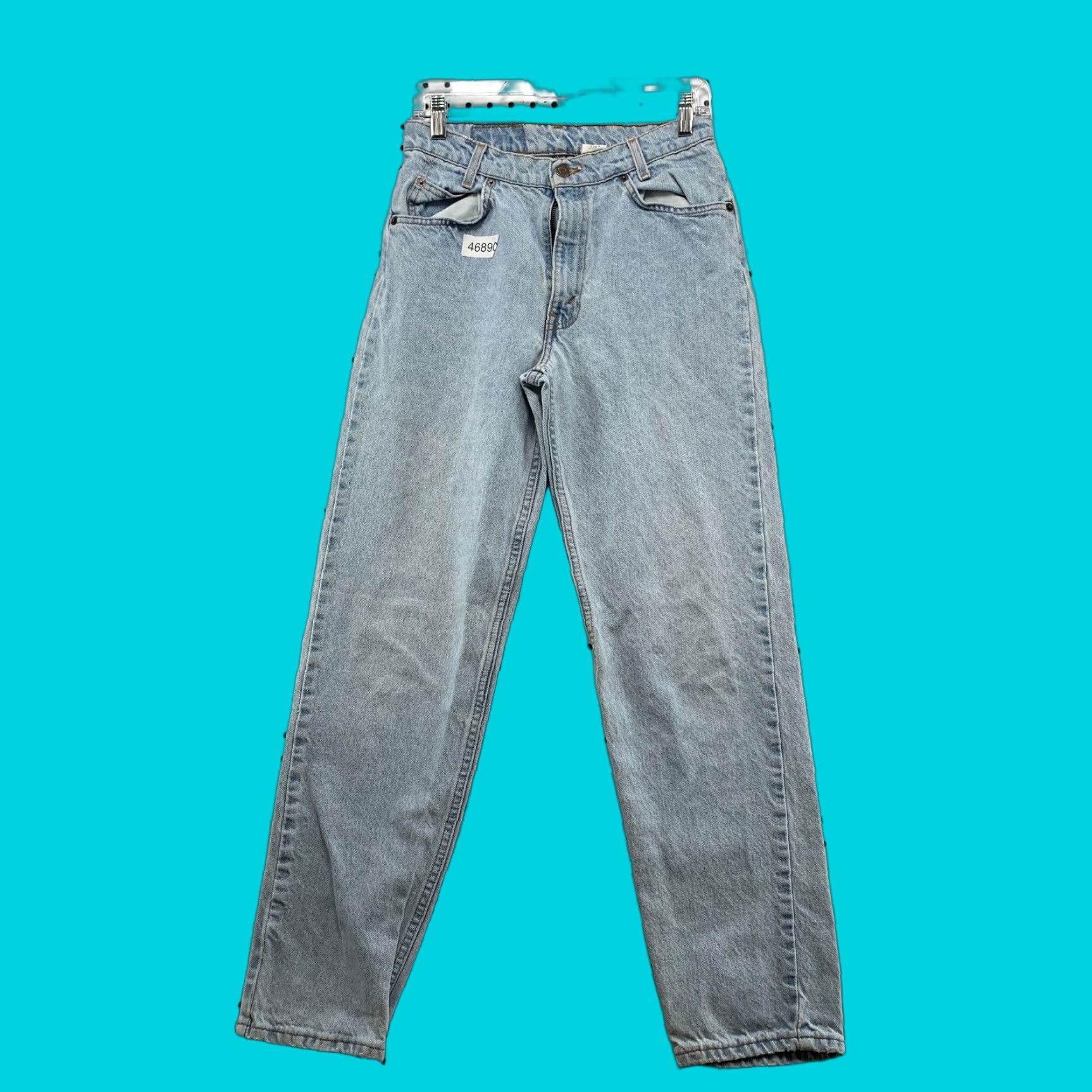 Levi's VINTAGE Levi's Jeans 550 Denim Mens 28x30 90s Orange Tab 5-Pocket Design Blue 90s Levi's 550 Jeans Mens 28x30 Size US 28 / EU 44 - 1 Thumbnail