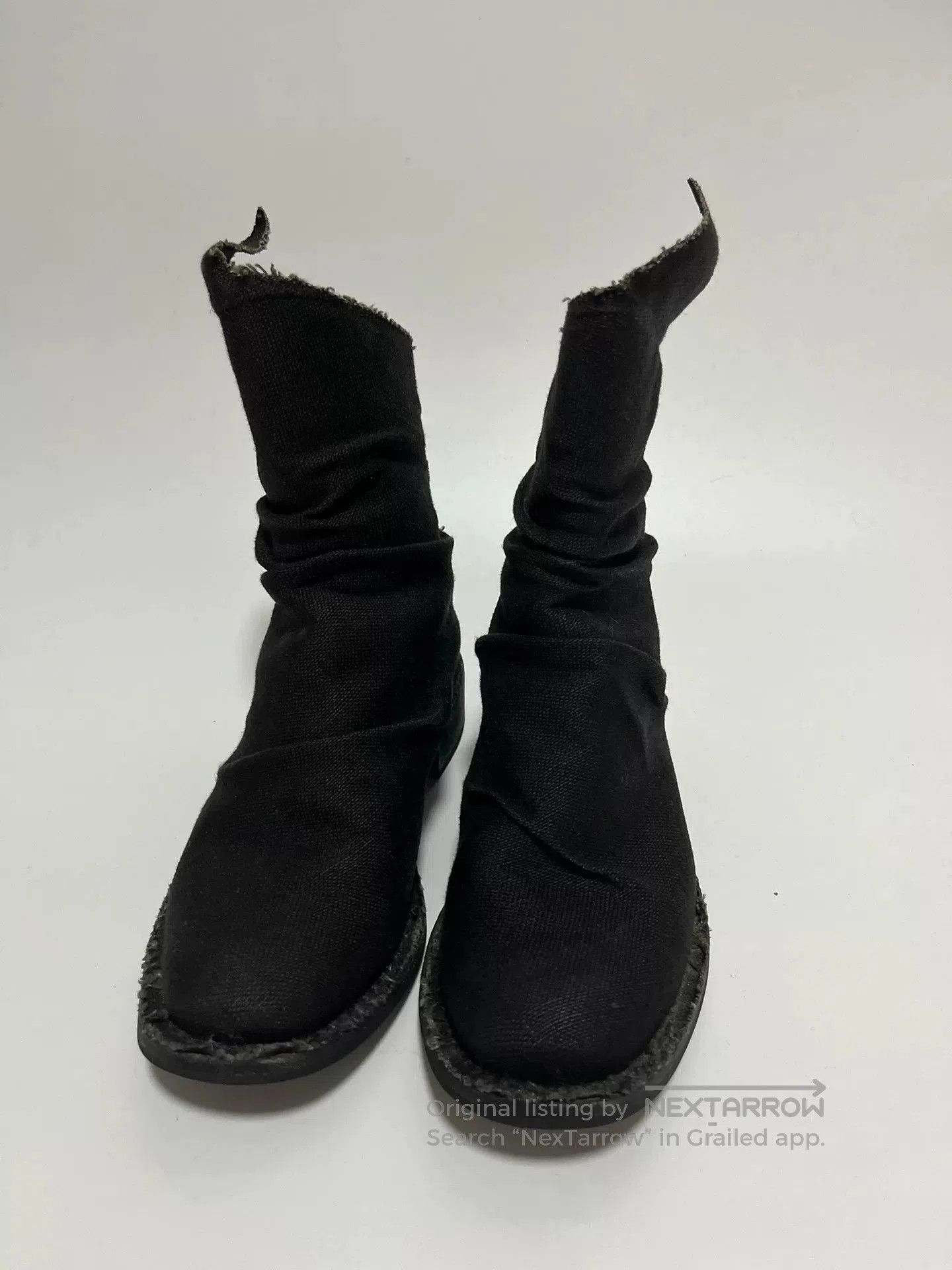 Yohji Yamamoto Yohji Yamamoto x CHEREVICHKIOTVICHKI Linen Boots. Size US 6 / IT 36 - 1 Thumbnail