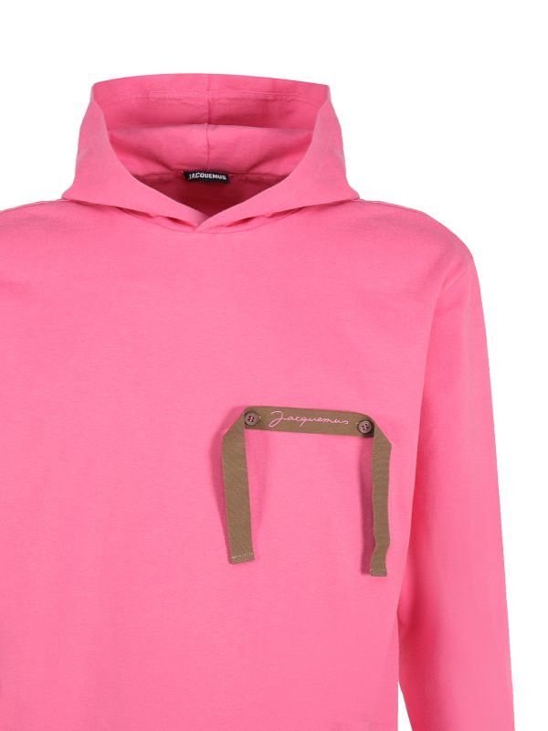 Jacquemus o1mle0625 La Sweatshirt Hoodie in Pink Size US S / EU 44-46 / 1 - 3 Thumbnail