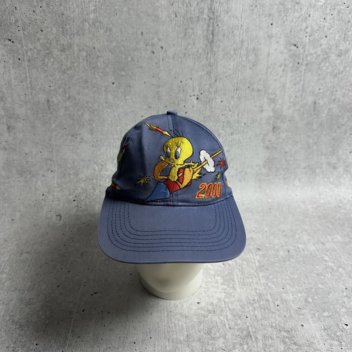 Vintage × Warner Bros Vintage 1998 Looney Tunes Warner Bros Streetwear Cap Size ONE SIZE - 2 Thumbnail