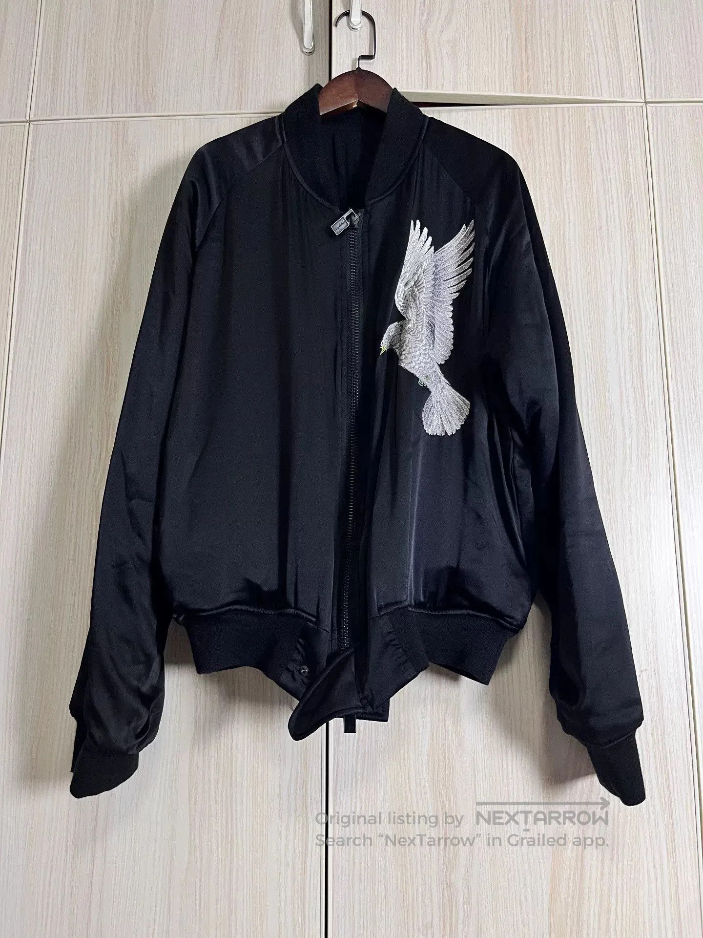 Yohji Yamamoto Yohji Yamamoto Silk Jacket Wing Design. Size US L / EU 52-54 / 3 - 1 Thumbnail