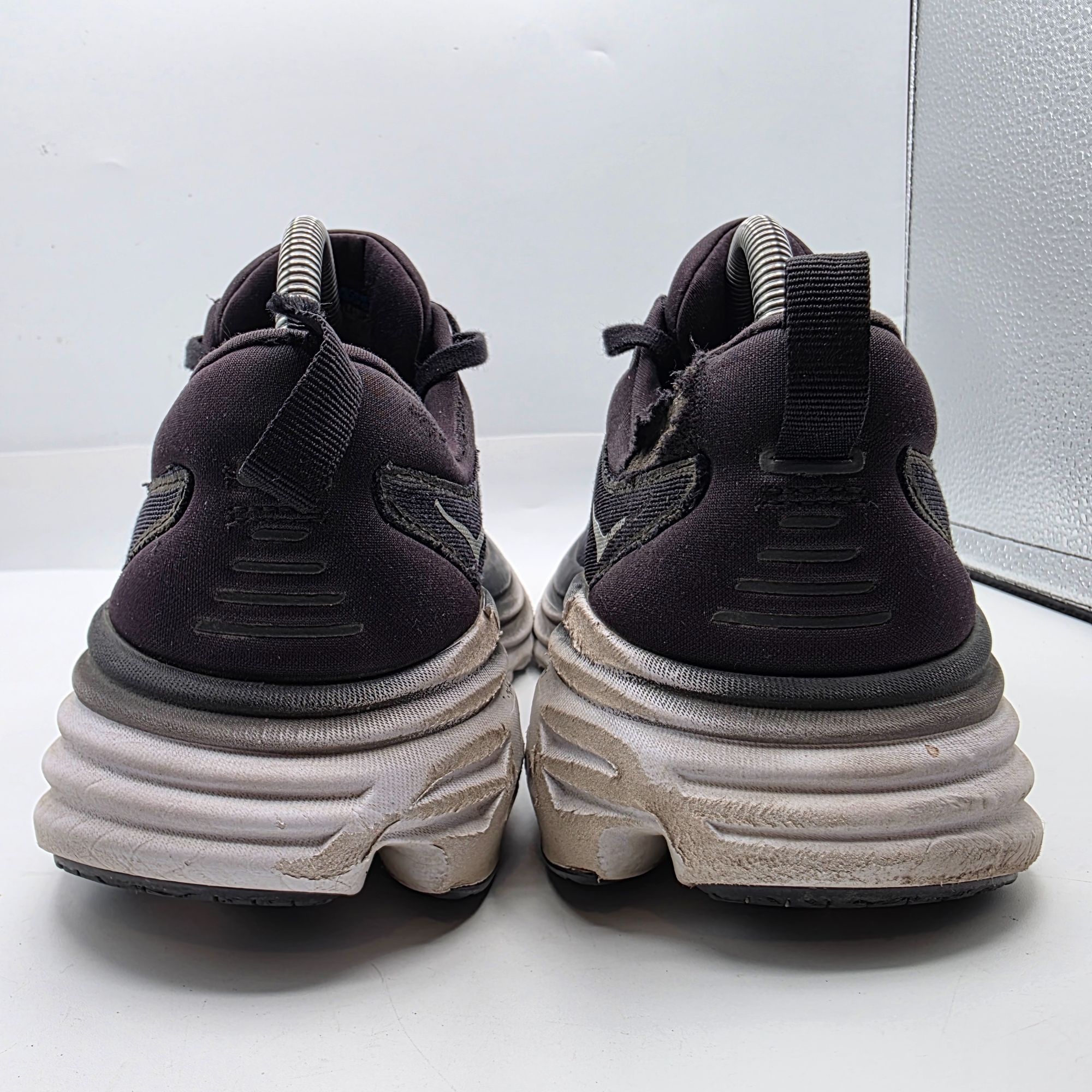 Hoka Hoka One One Bondi 8 Mens Wide Size 9 Black Running Shoes At Size US 9 / EU 42 - 4 Thumbnail