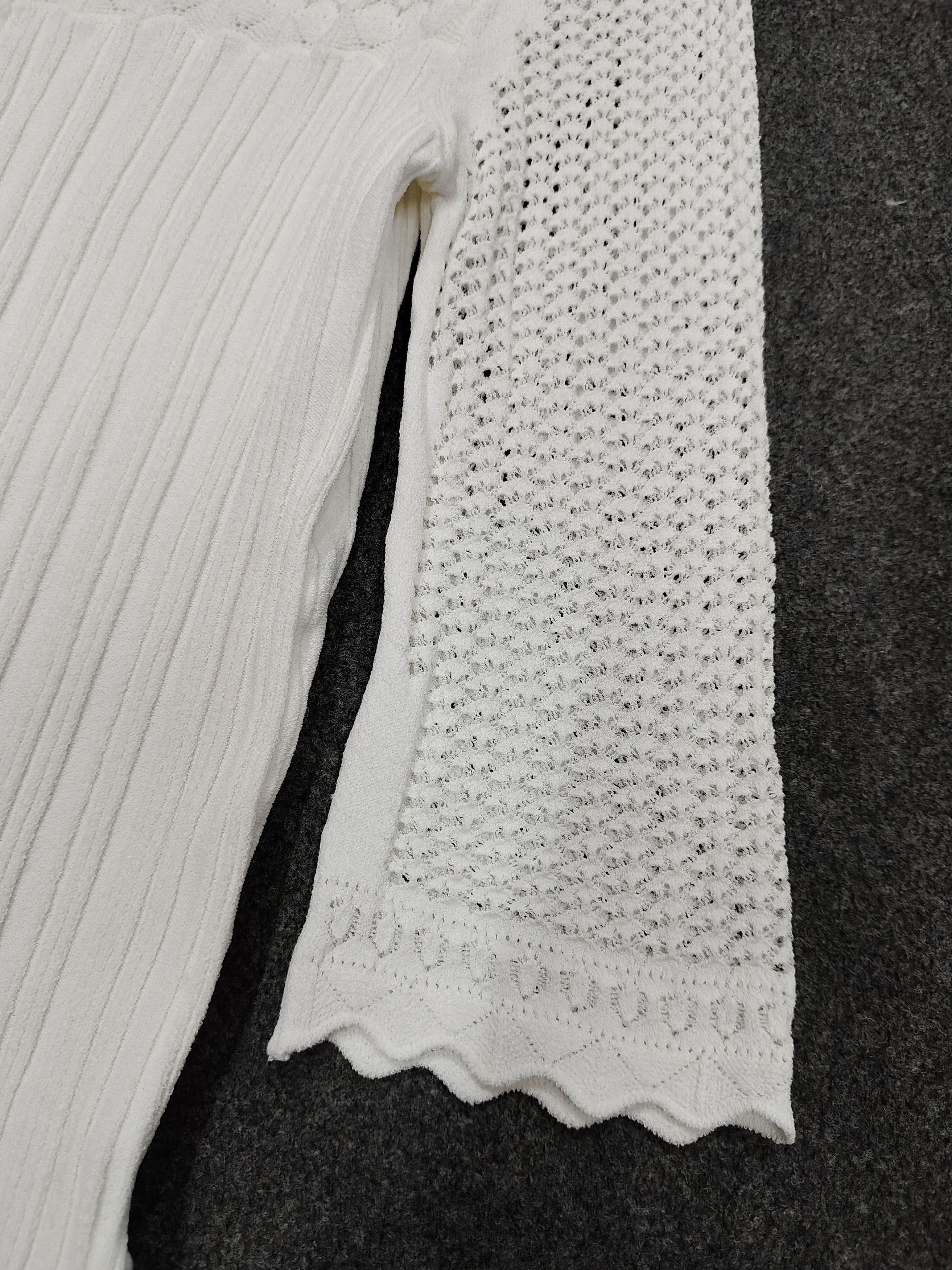 Vintage 🇮🇹 Dinovaliano 🇮🇹 Marly's Mesh Knitted Size M / US 6-8 / IT 42-44 - 6 Thumbnail