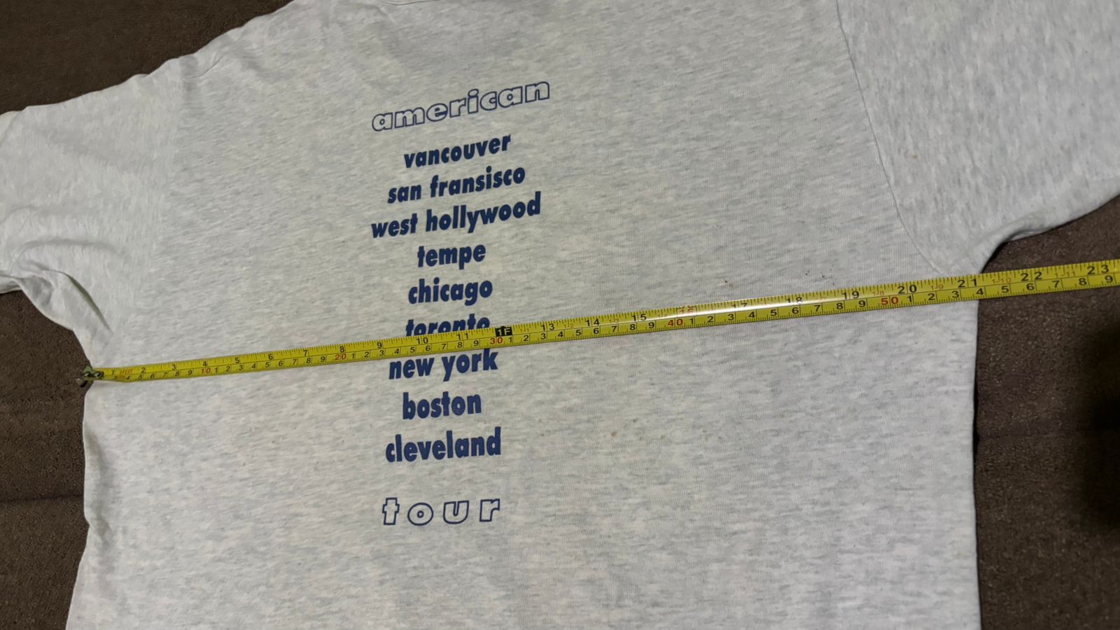Vintage Vintage 90s Gene Olympian Tour pulp suede oasis britpop Size US M / EU 48-50 / 2 - 10 Thumbnail