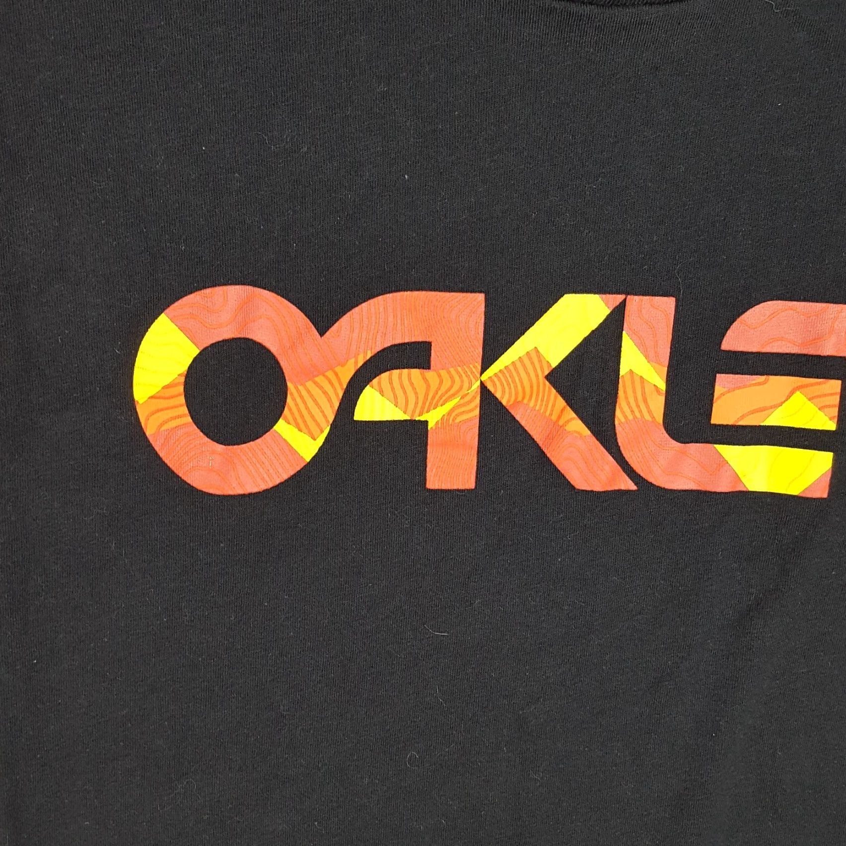 Oakley VINTAGE Oakley Black Outdoor Athletic Hiking T-Shirt Large 90s Y2K Mens Size US L / EU 52-54 / 3 - 3 Thumbnail