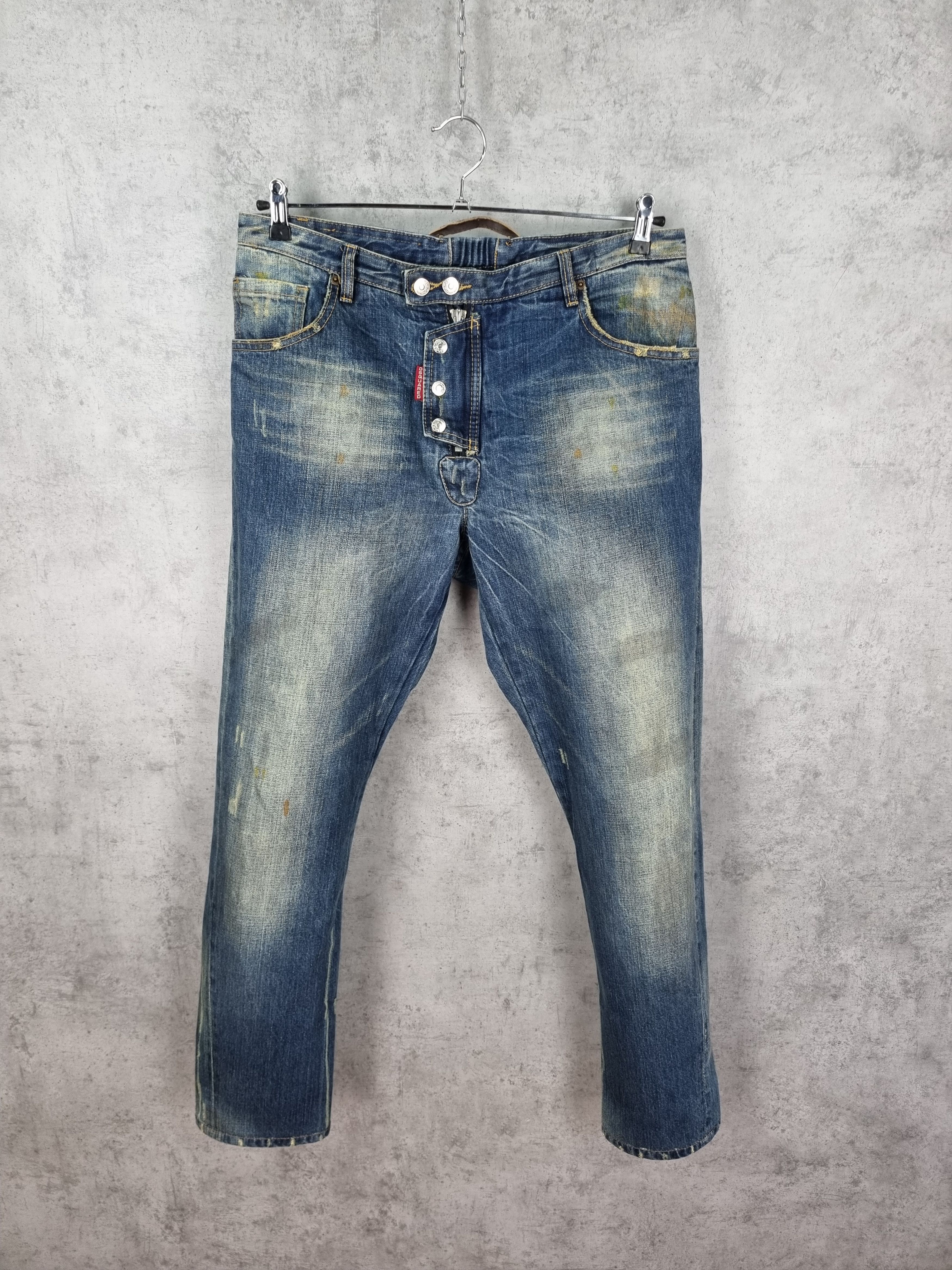 Dsquared2 Dsquared D2 Rally Biker DENIM DIRTY Made in Italy Size US 34 / EU 50 - 19 Thumbnail