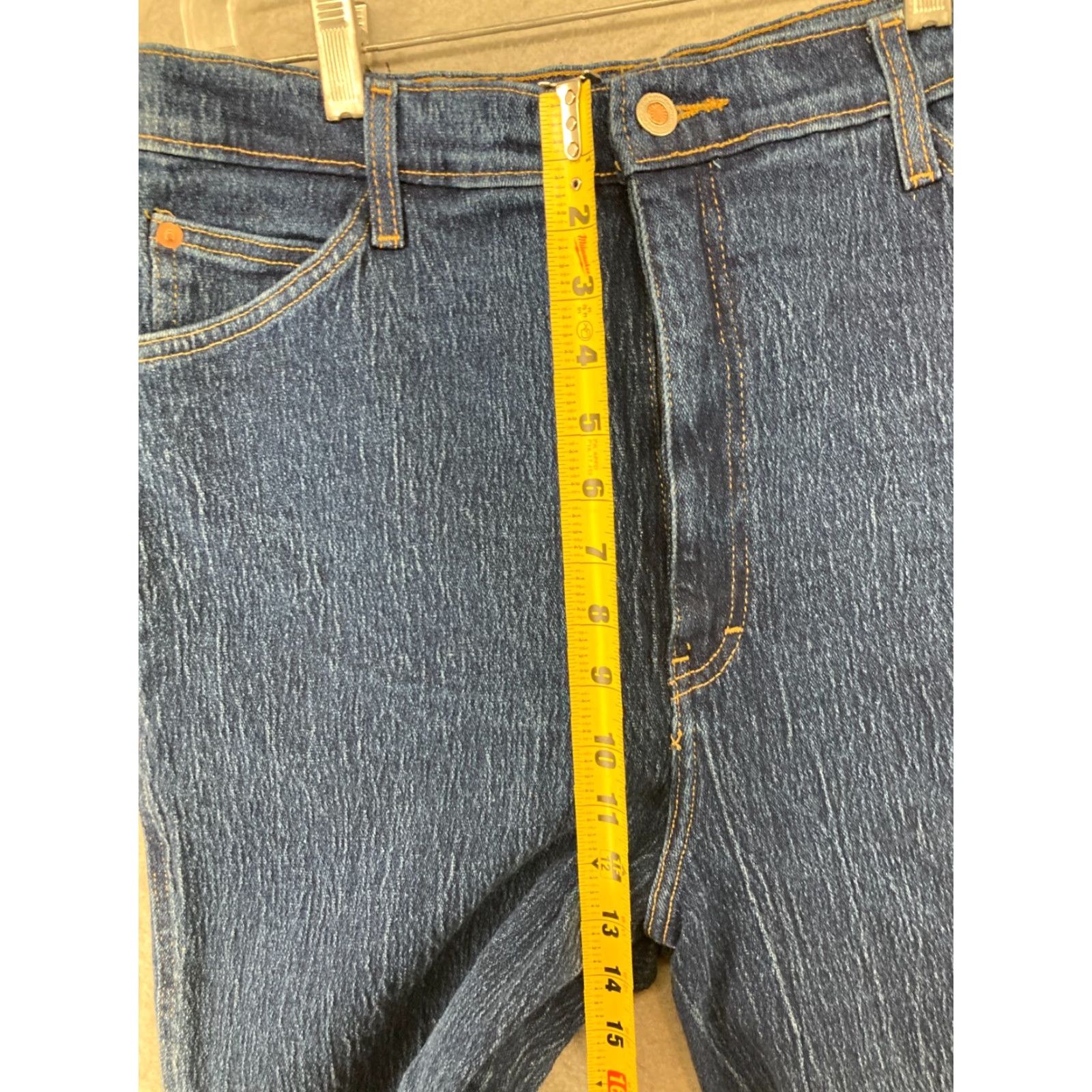 Vintage Action West High Rise Mom Jeans Womens 18 Stretch Denim Stone Wash Blue Size 40" / US 18 - 4 Thumbnail